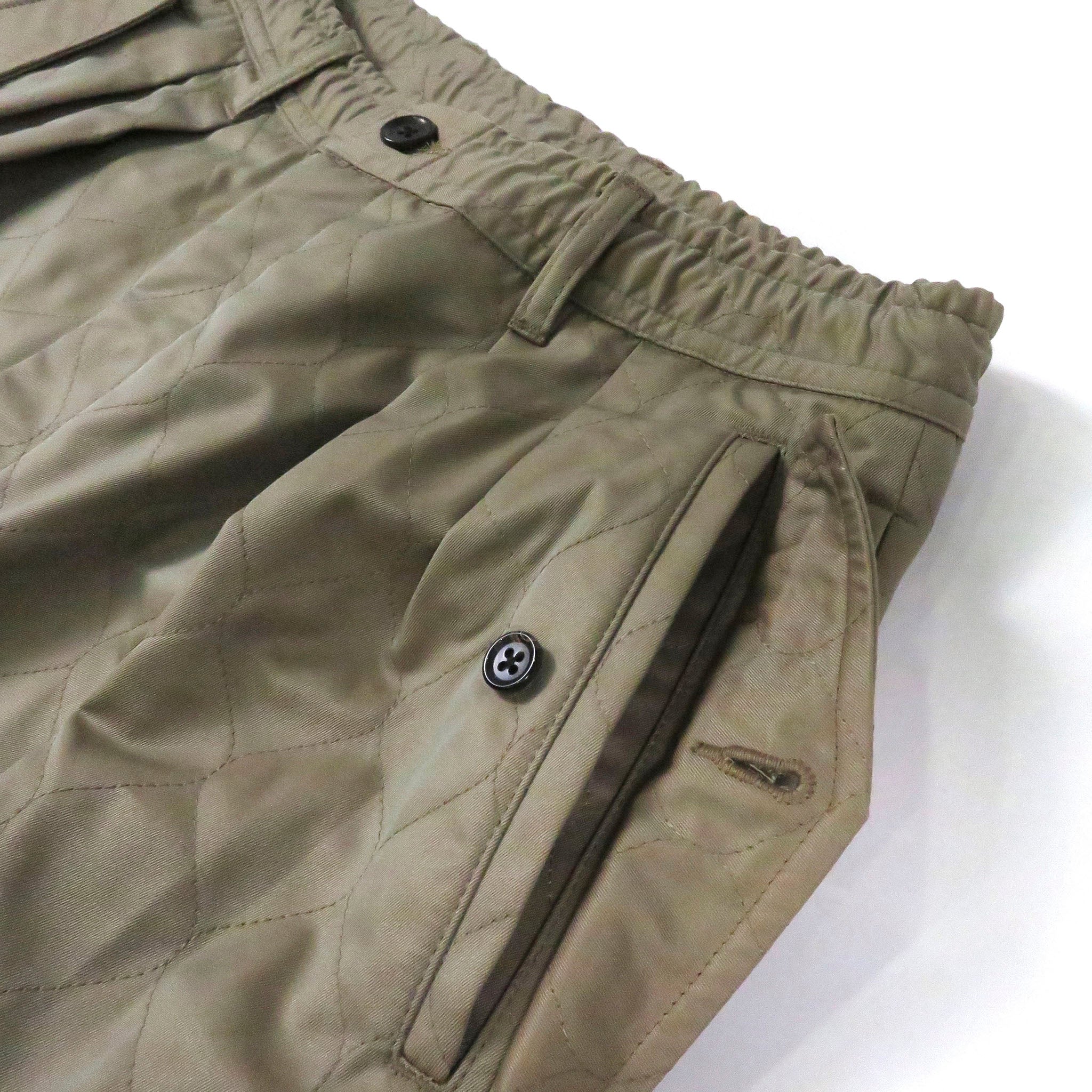 tieorNOT "BEETLE QUILTED EASY TROUSERS"