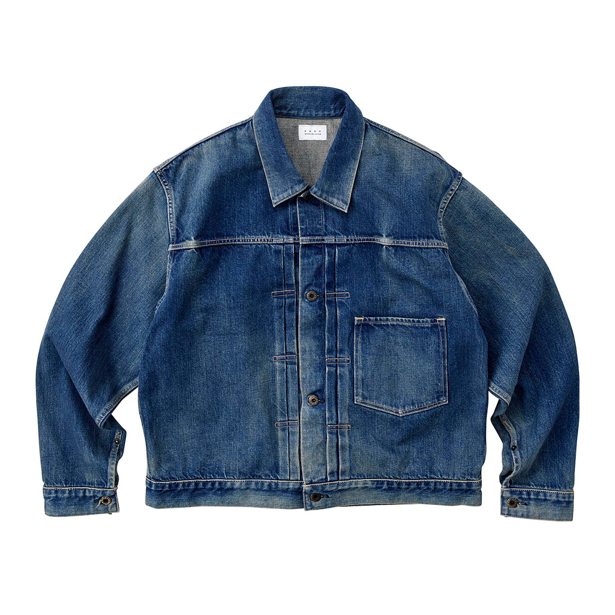 KURO（クロ）/ RATIO HERITAGE WASH SELVEDGE DENIM JACKET ヘリテージ