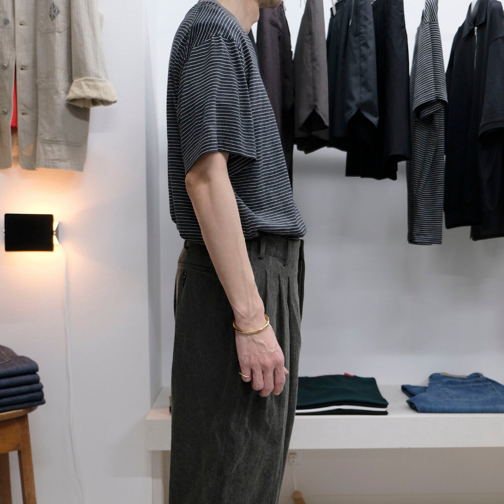 PRODUCT TWELVE (プロダクトトゥエルブ) / Super 140’s Melino Wool Short Sleeve T-shirt