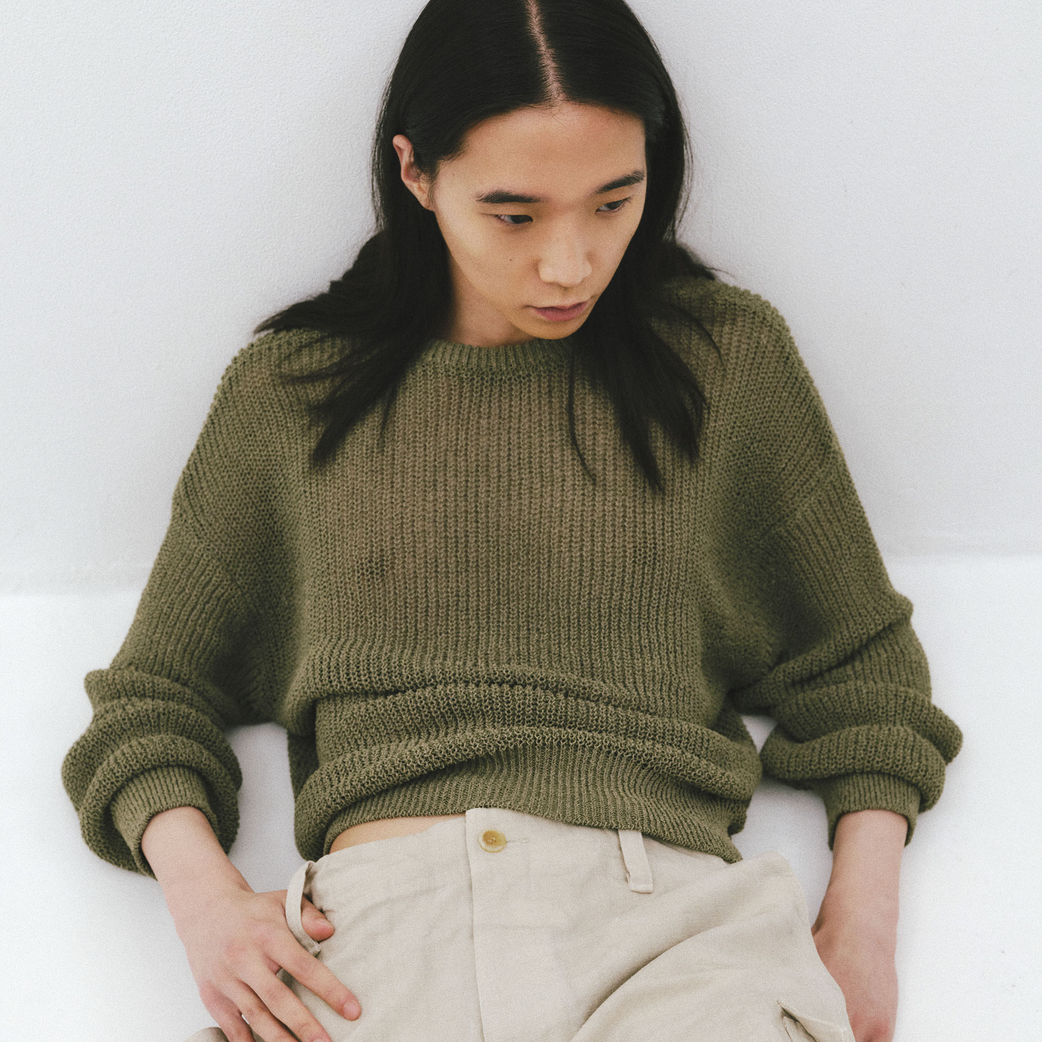 ENCOMING (インカミング) / KNITTED SWEAT JUMPER