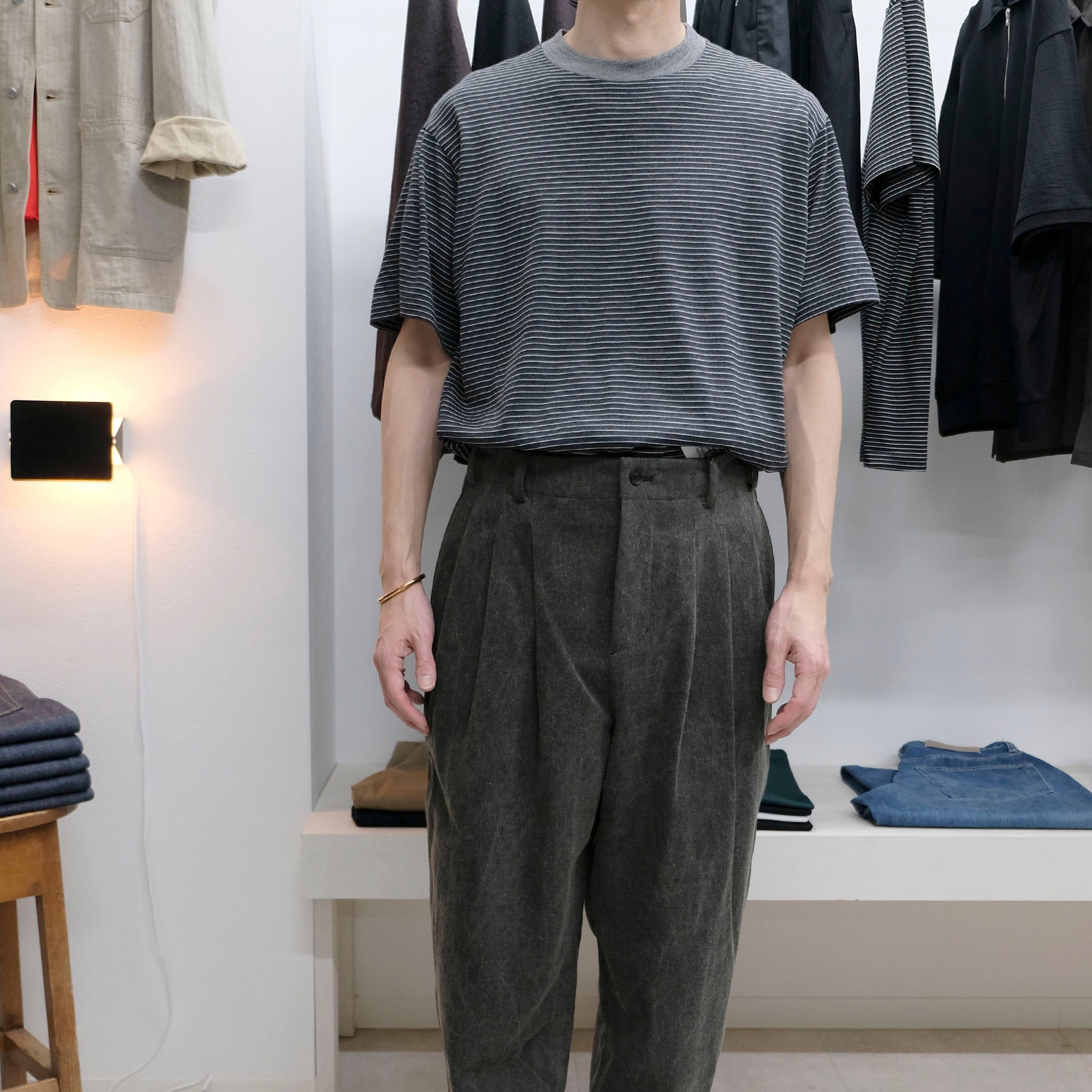 PRODUCT TWELVE (プロダクトトゥエルブ) / Super 140’s Melino Wool Short Sleeve T-shirt