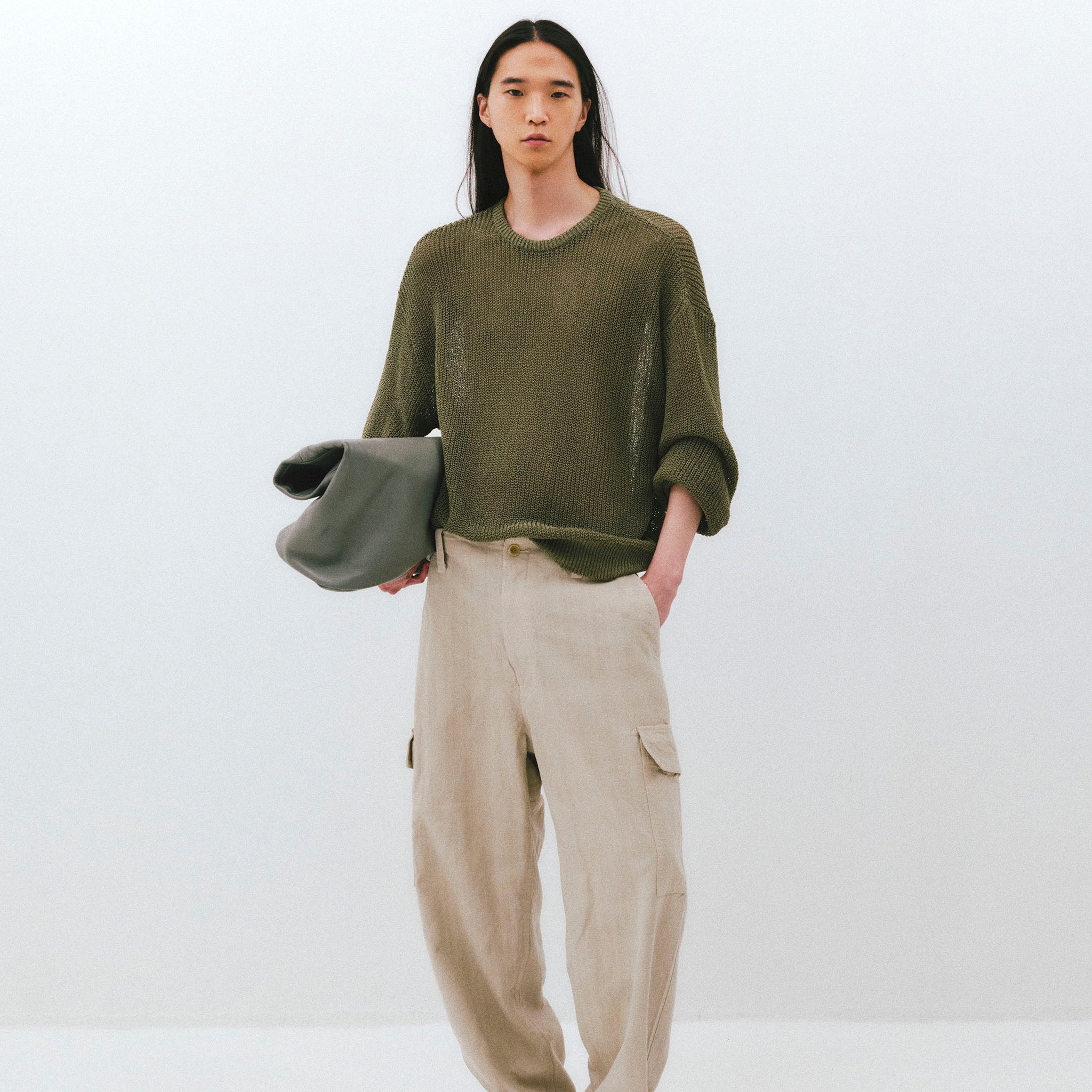 ENCOMING (インカミング) / KNITTED SWEAT JUMPER