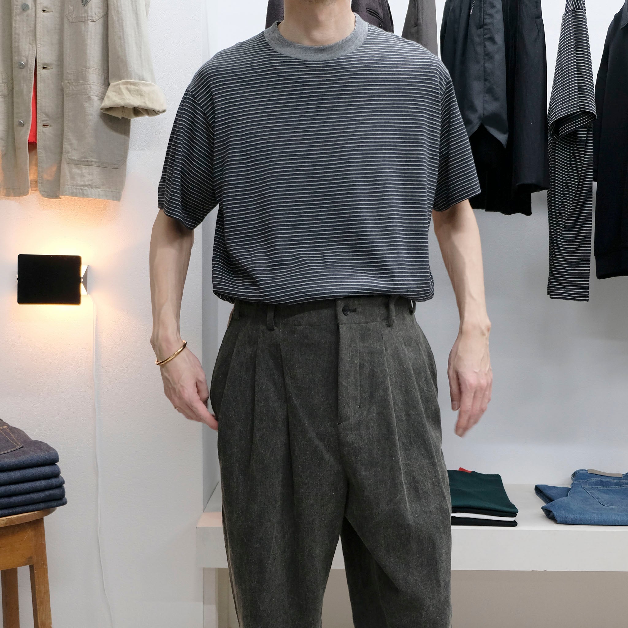 PRODUCT TWELVE (プロダクトトゥエルブ) / Super 140’s Melino Wool Short Sleeve T-shirt
