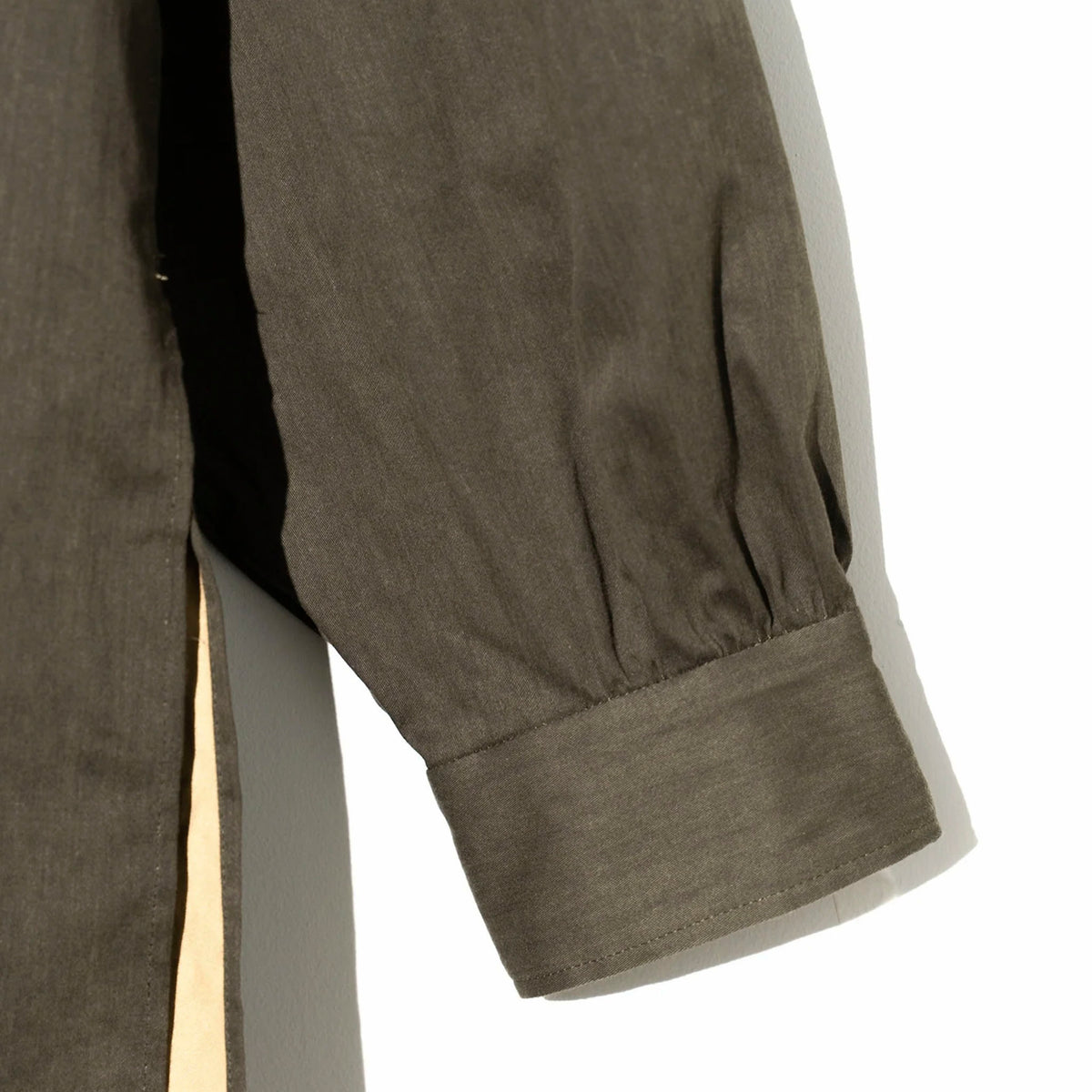 AXIS（アクシス）/ OVER SIZE PULL OVER SHIRT コットンサテンギャザープルオーバーシャツ
