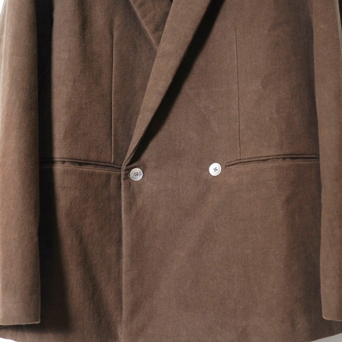 AXIS（アクシス）/ DOUBLE BREASTED JACKET モールスキンダブルブレストジャケット