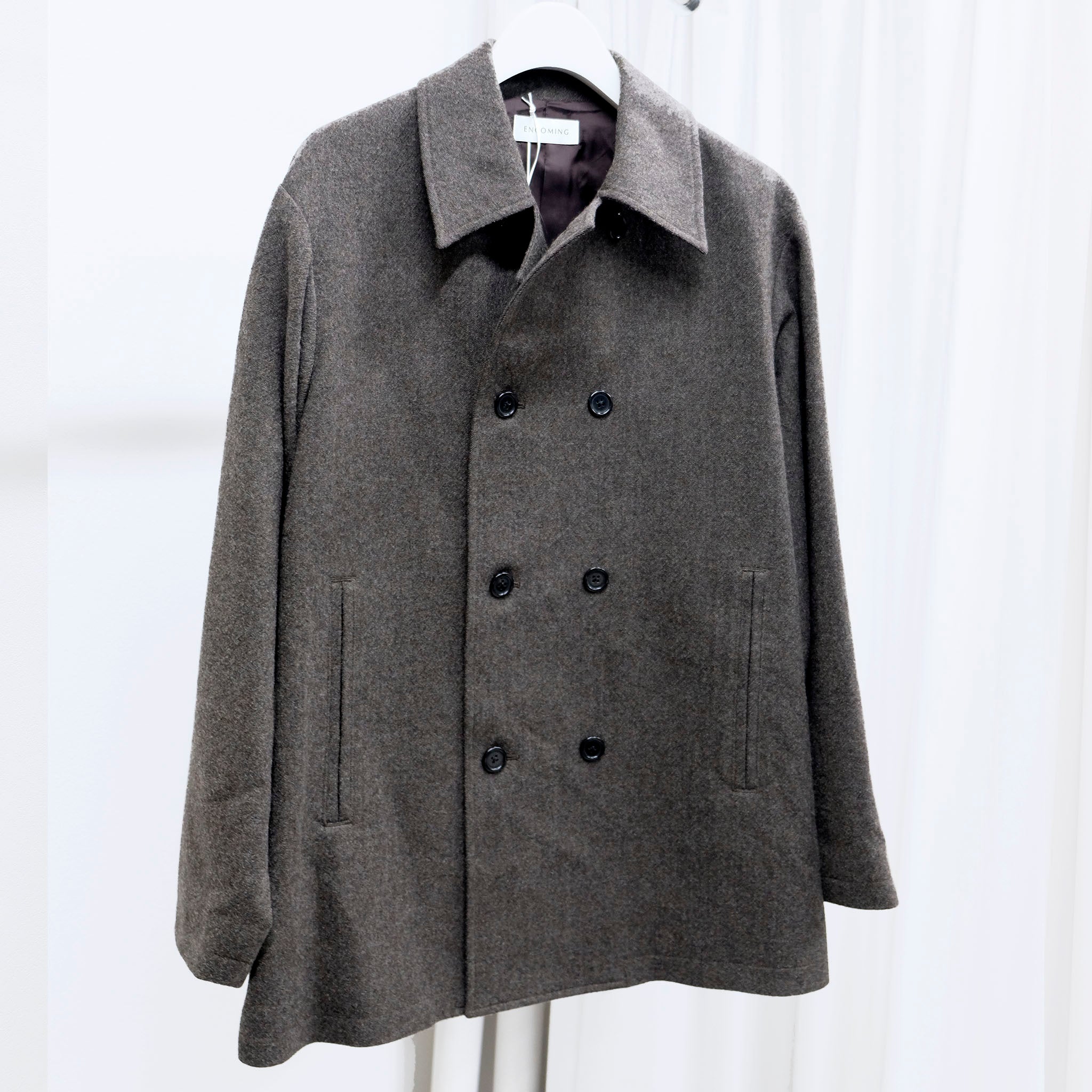ENCOMING（インカミング）/ DOUBLED MIDDLE BLOUSON ミドルレングスダブルジャケット