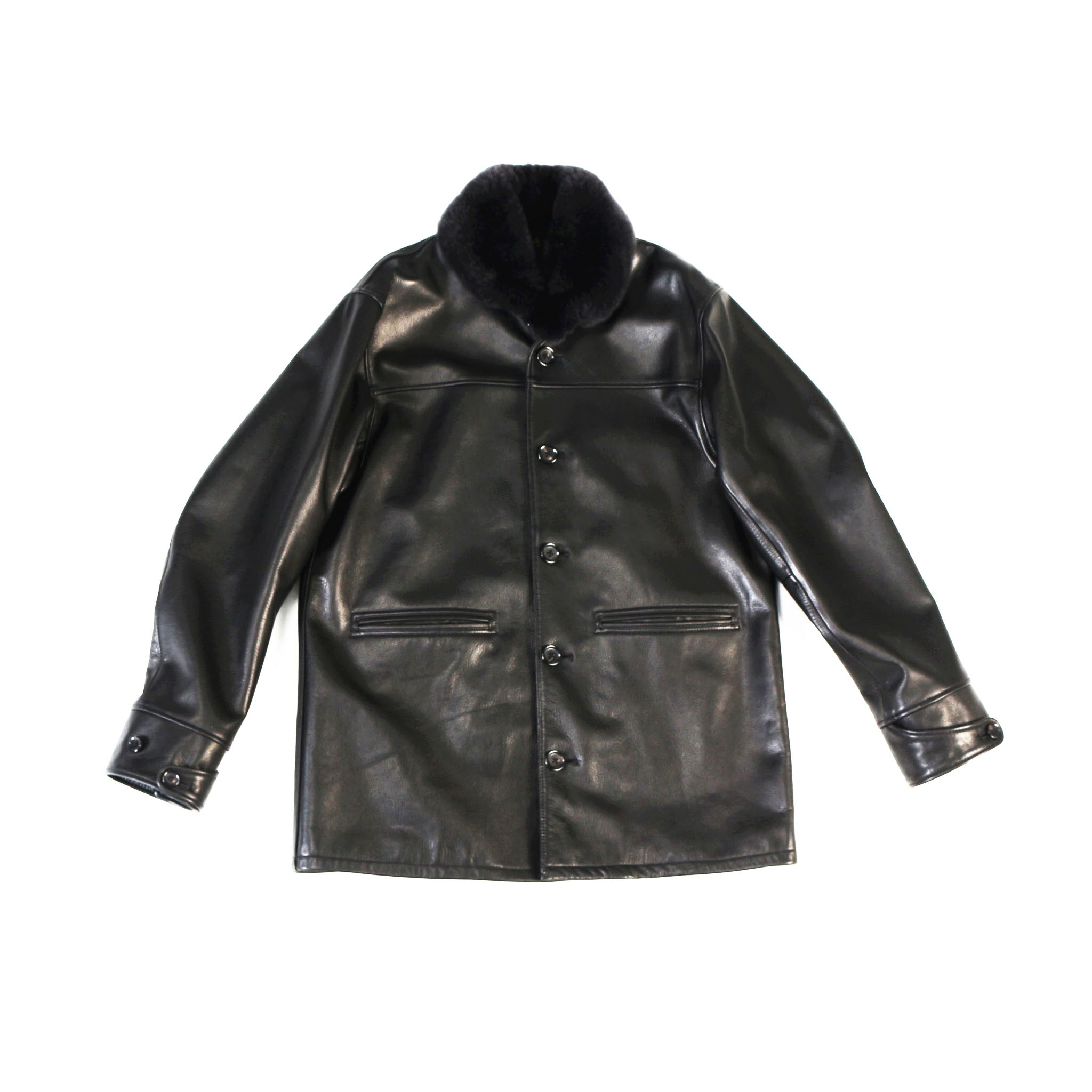 RYU "LEATHER HALFCOAT" カウハイド レザーハーフコート