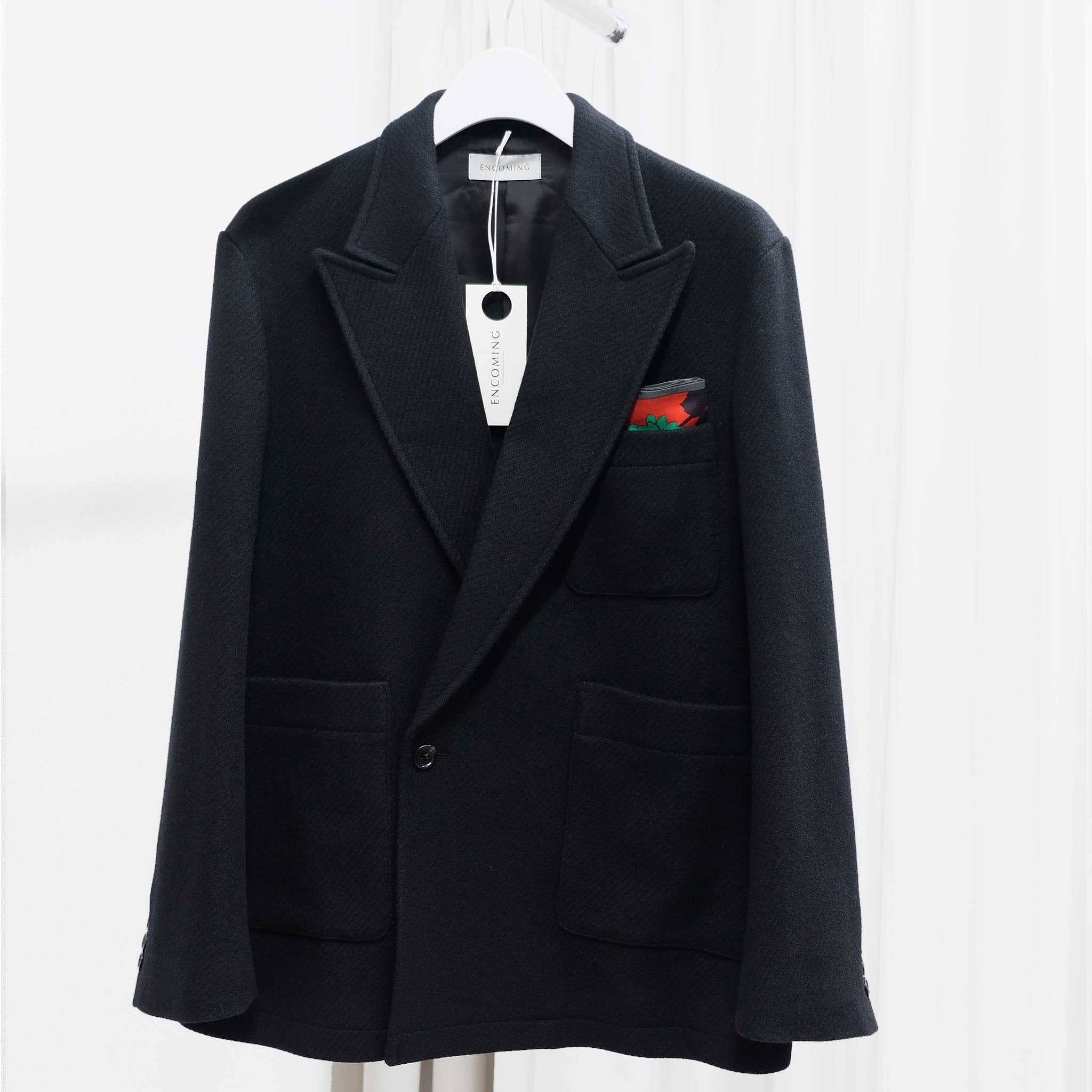 ENCOMING（インカミング）/ RELAXED DOUBLED JACKET ブリティッシュカルゼツイードダブルジャケット