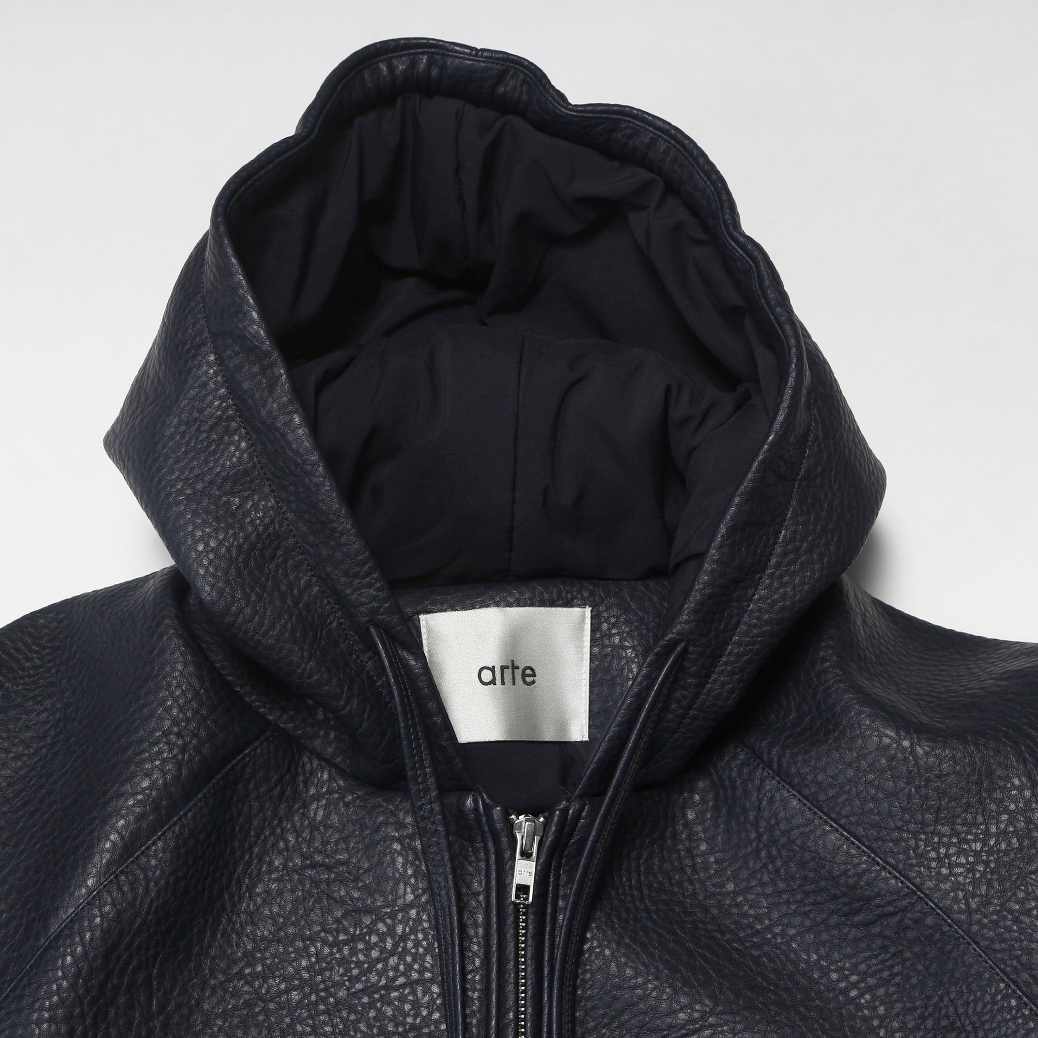 ARTE ANTWERP "Leather hooded Jacket" レザー フーデッドジャケット