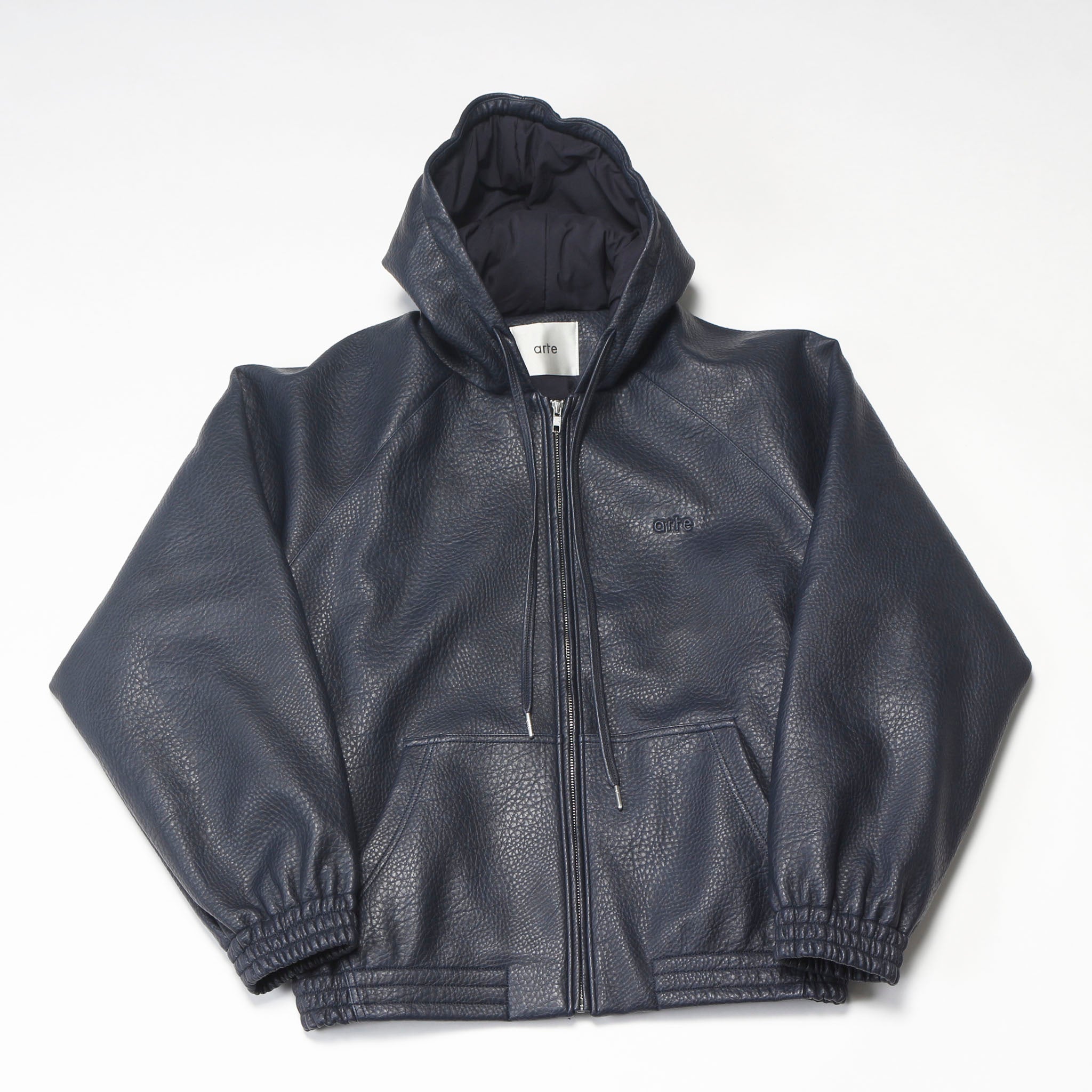 ARTE ANTWERP "Leather hooded Jacket" レザー フーデッドジャケット