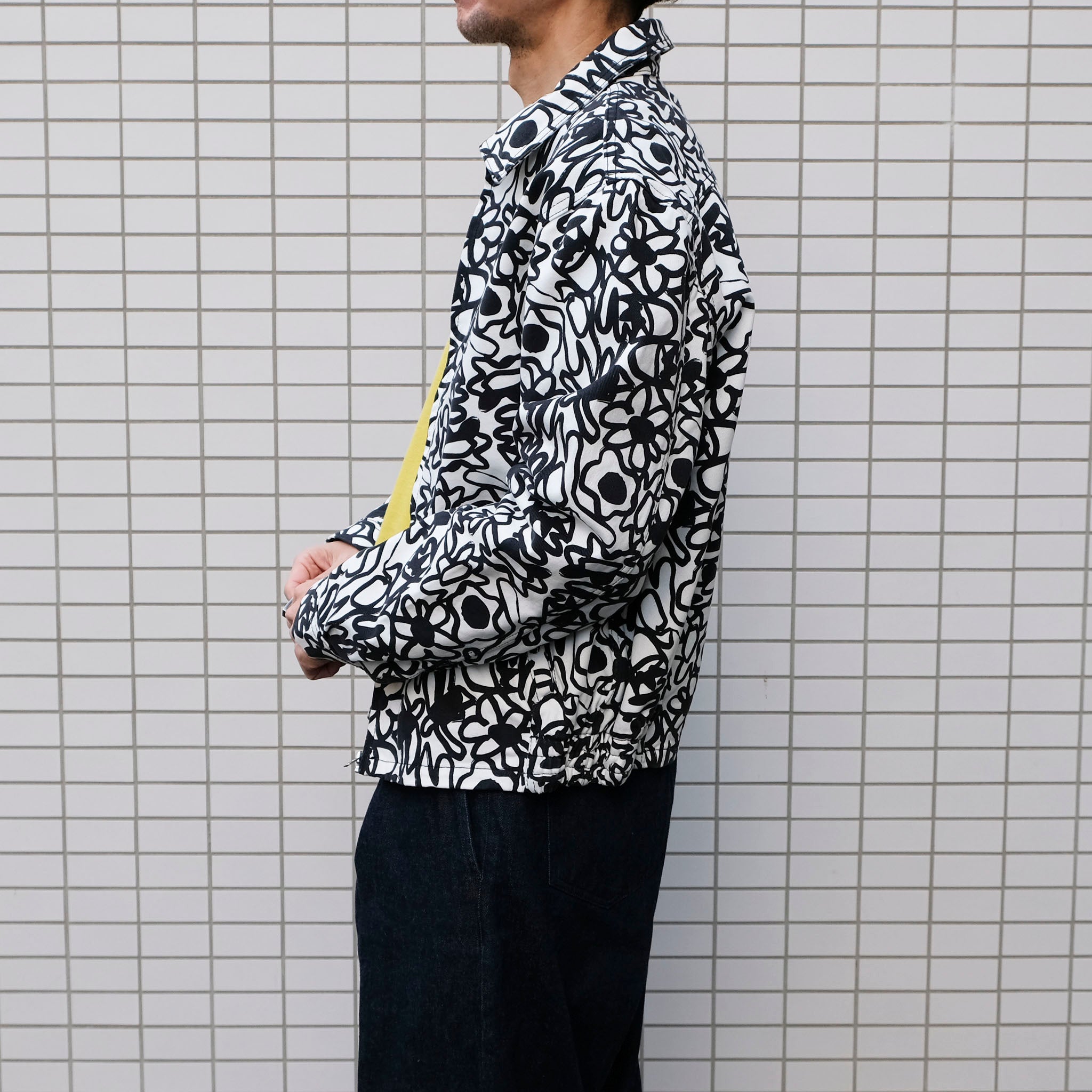 ARTE ANTWERP "Flowers Allover Print Jacket" フラワープリント ジップアップブルゾン