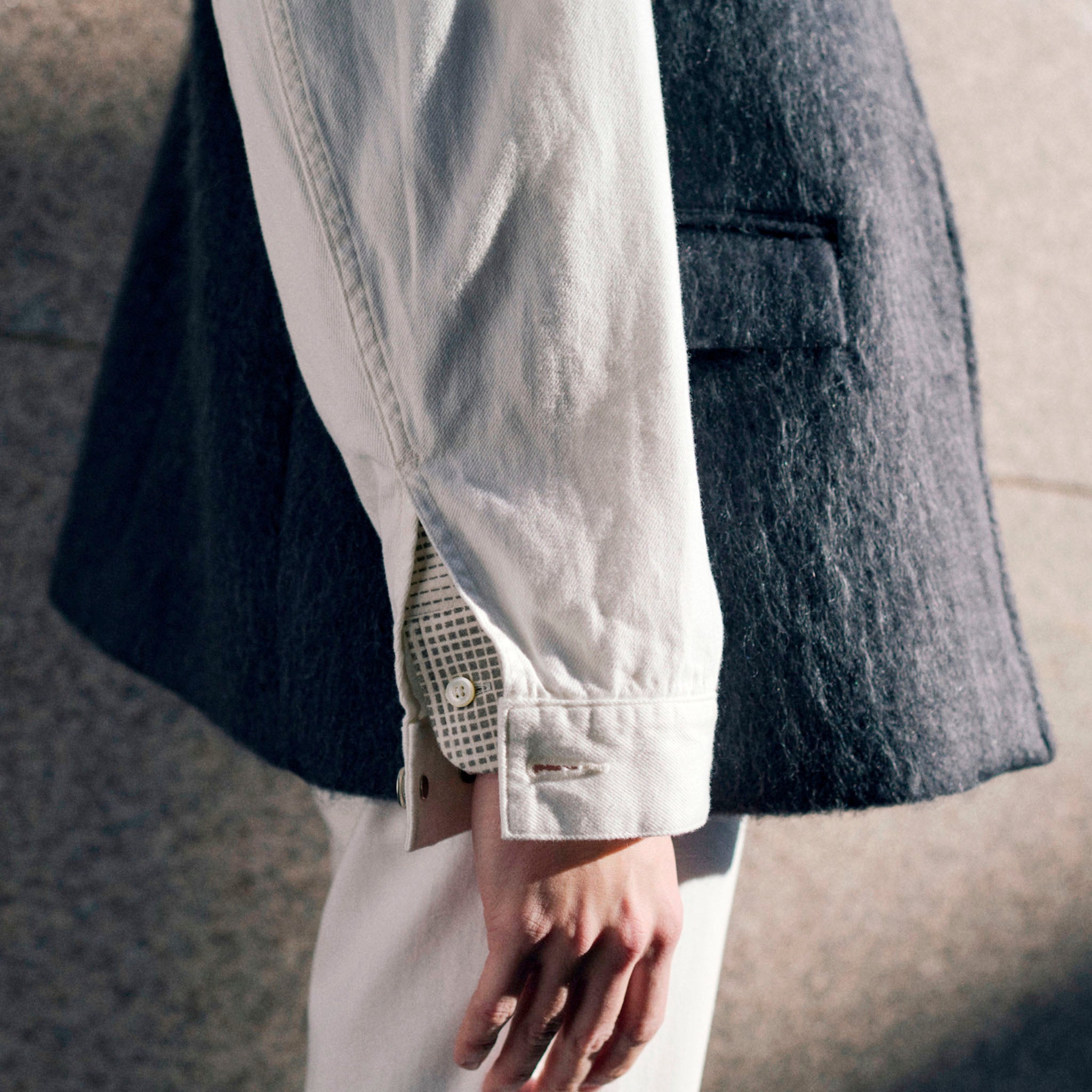 REVERBERATE（リバーバレイト）/ LONG WAISTCOAT ウールベスト