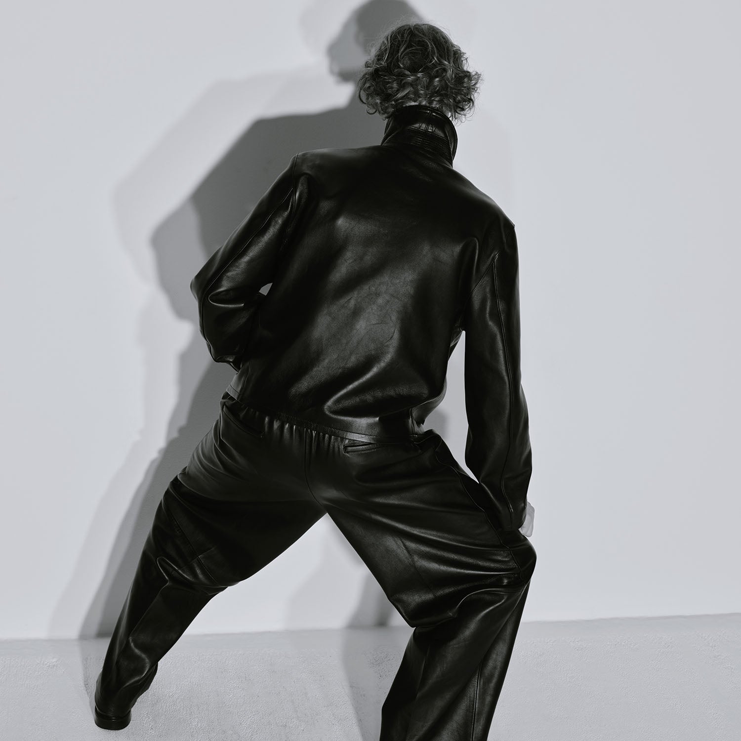 24AW REVERBERATE ST LEATHER JACKET