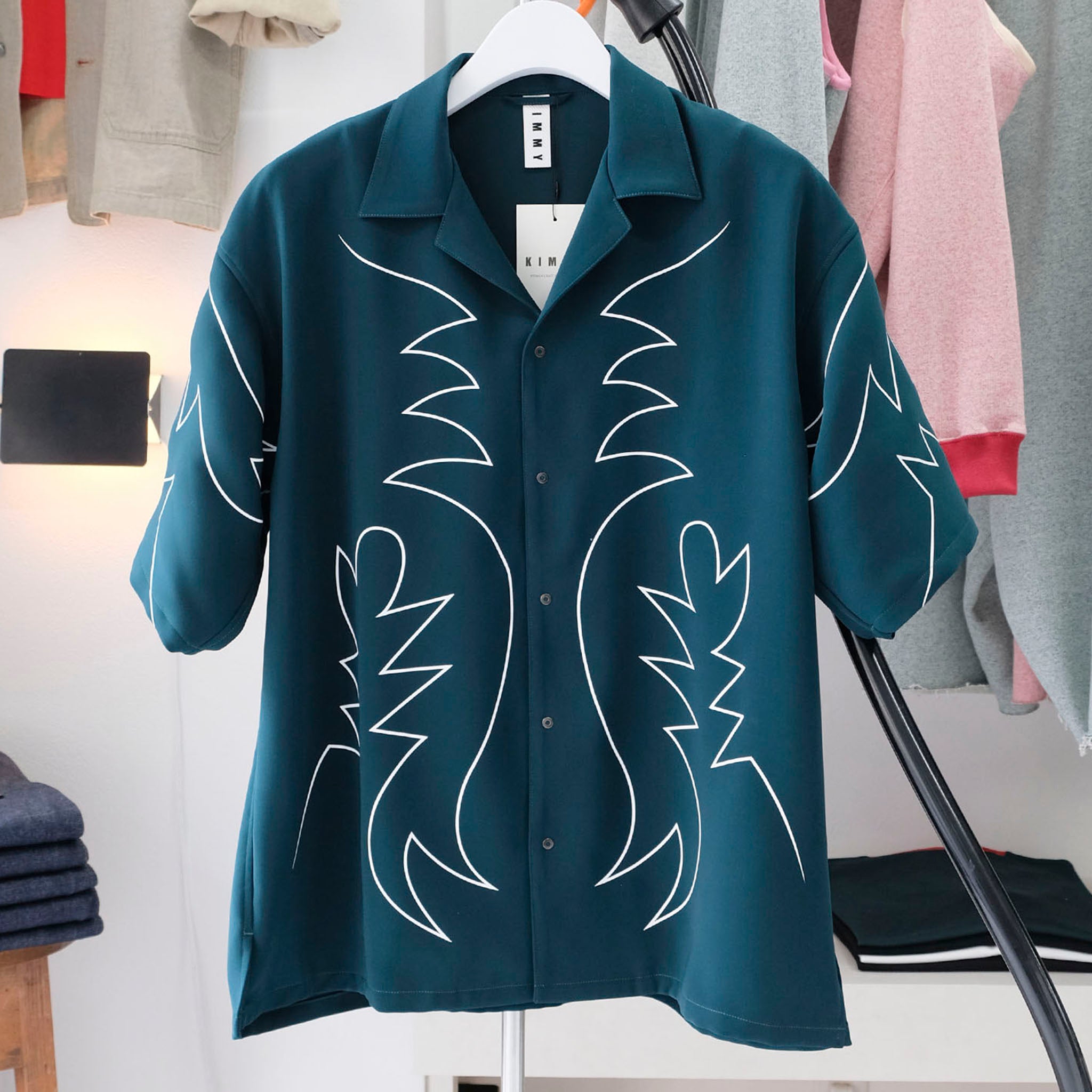 KIMMY "WESTERN FUNCTION SHIRTS" オープンカラーシャツ