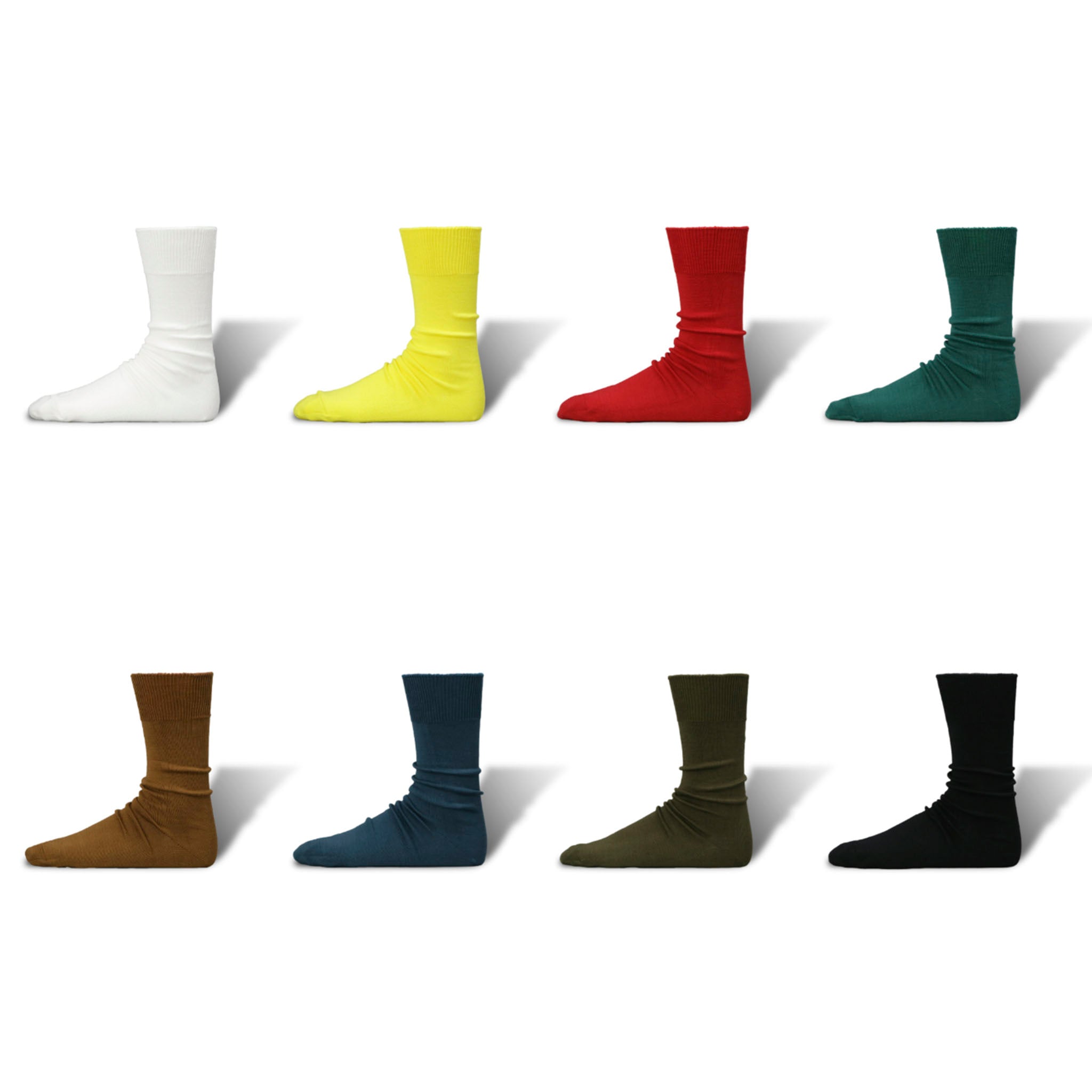 SHOWATABE "GIZA COTTON MERCERIZED SOCKS" ギザコットン ハイゲージソックス