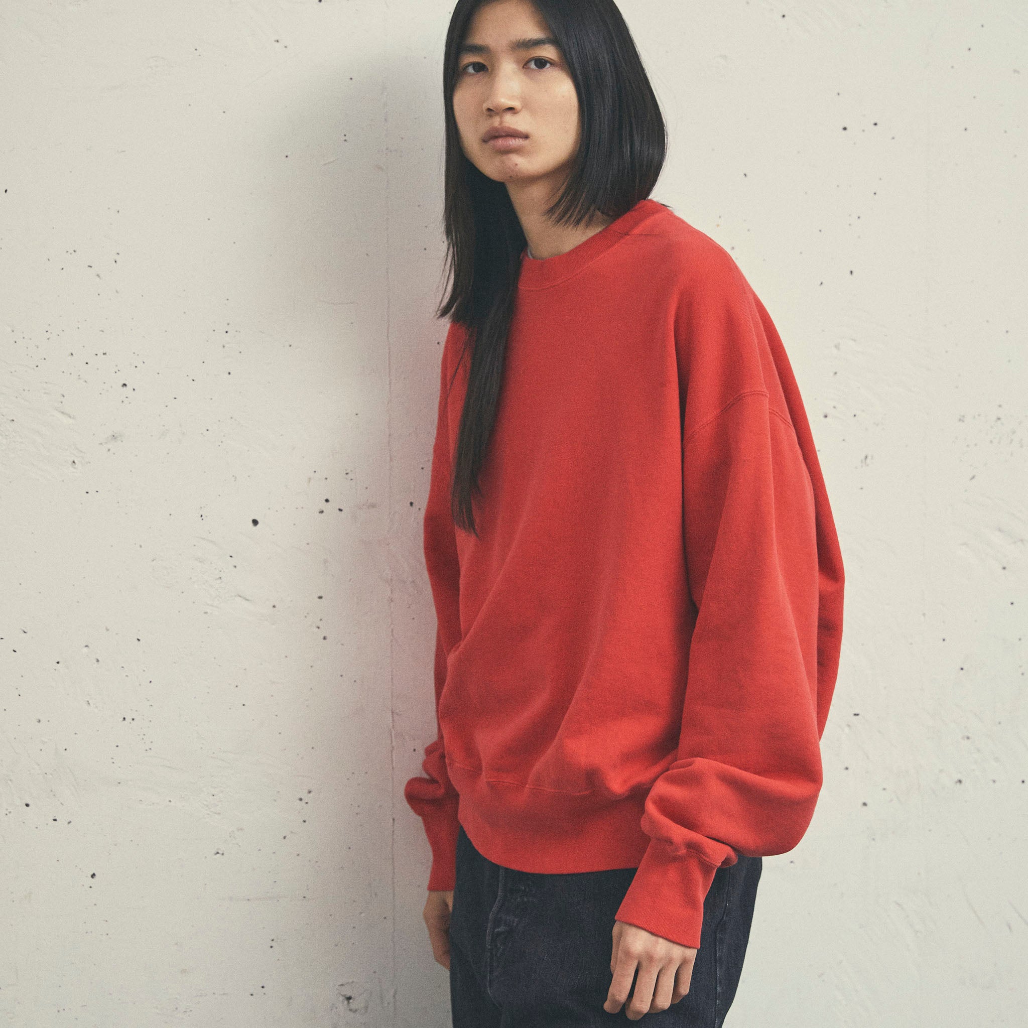 KURO "USED DYED CREW NECK SWEAT" ヴィンテージ クルーネックスウェット