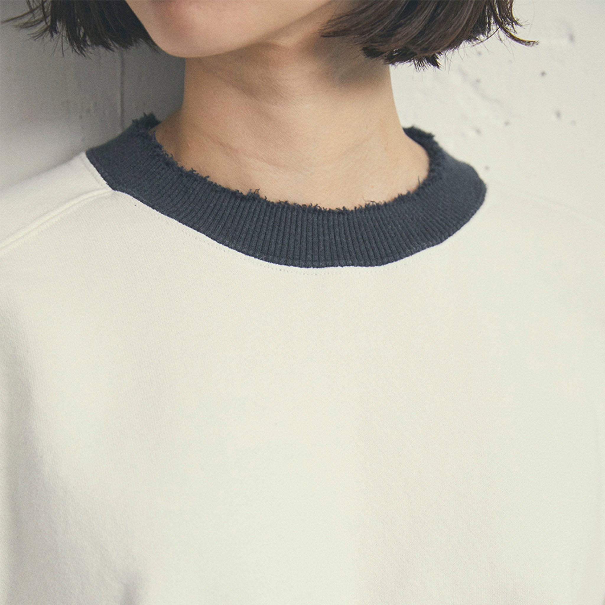 KURO "FREEDOM SLEEVE CREW NECK SWEAT" フリーダムスリーブ クルーネックスウェット