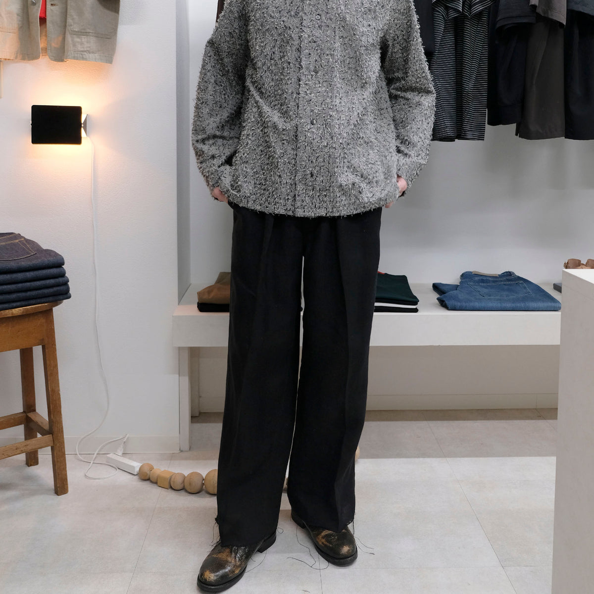 SABY (サバイ) / TUCK-BAGGY TYPE 2 - Bishu Japan Linen Canvas FAB -