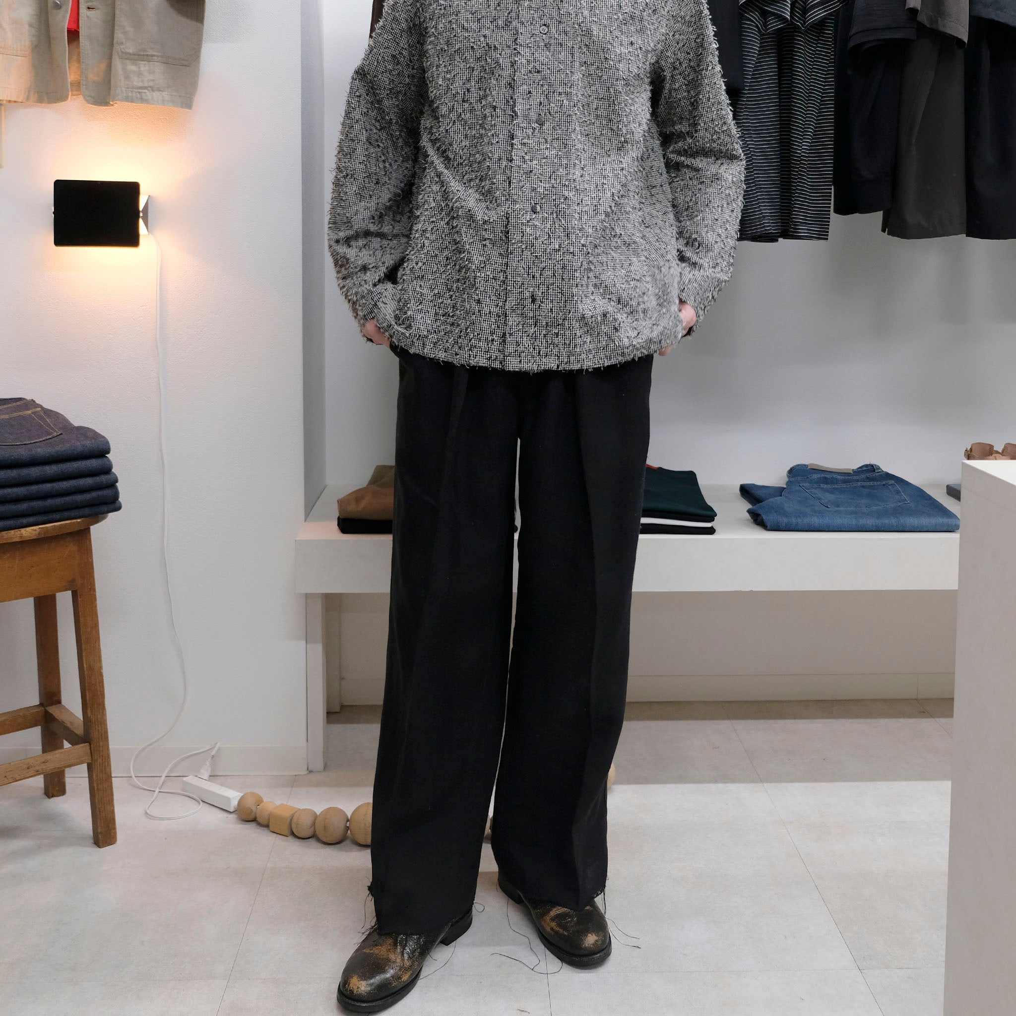 SABY (サバイ) / TUCK-BAGGY TYPE 2 - Bishu Japan Linen Canvas FAB -