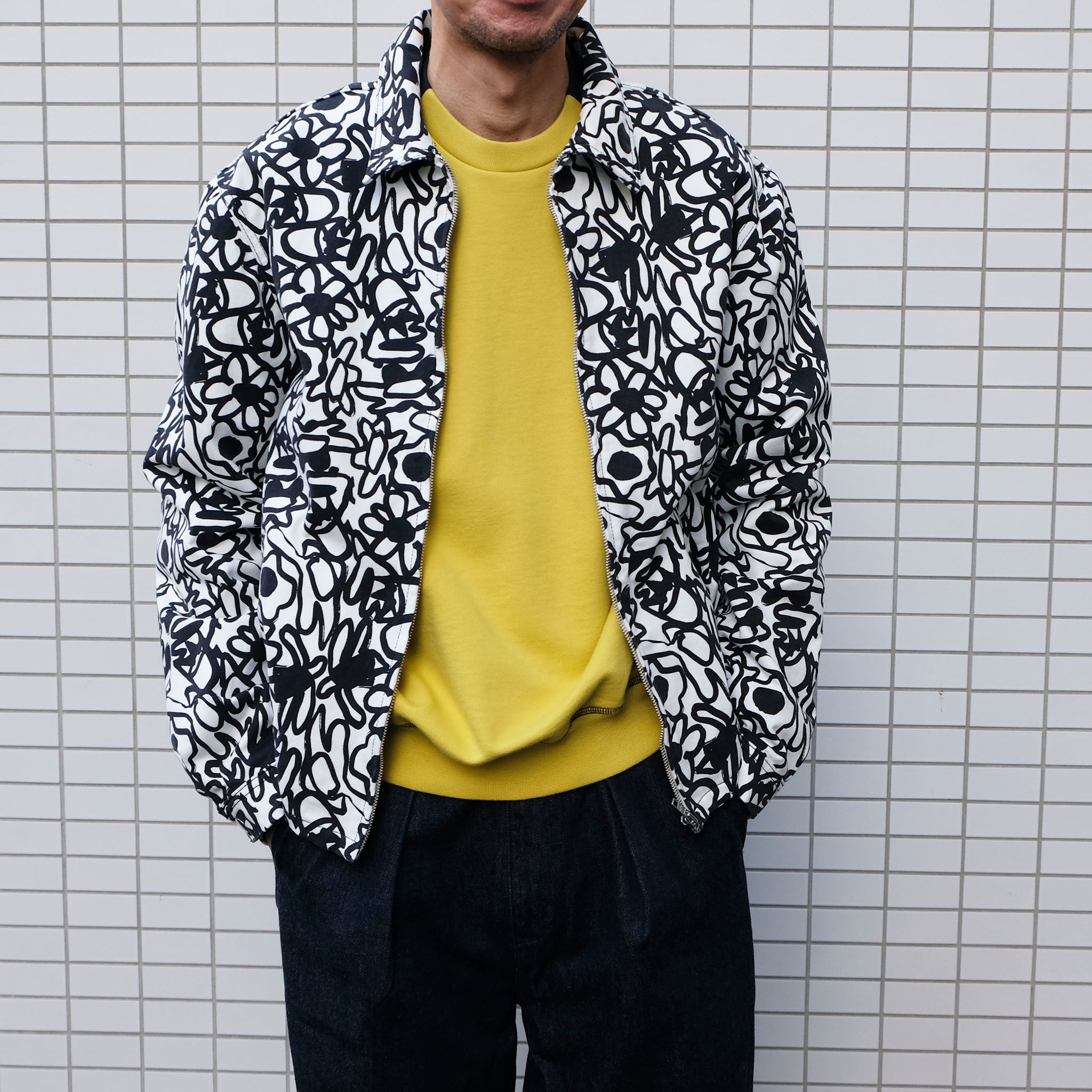 ARTE ANTWERP "Flowers Allover Print Jacket" フラワープリント ジップアップブルゾン