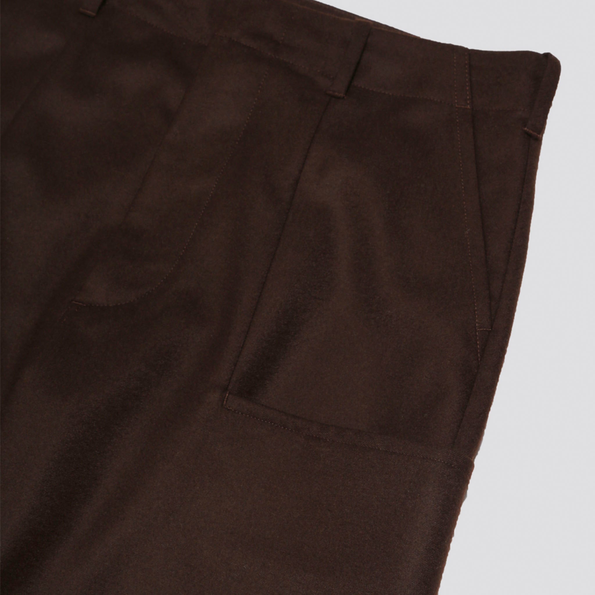 ENCOMING "GEOMETRY TROUSER" ウール イージートラウザーパンツ