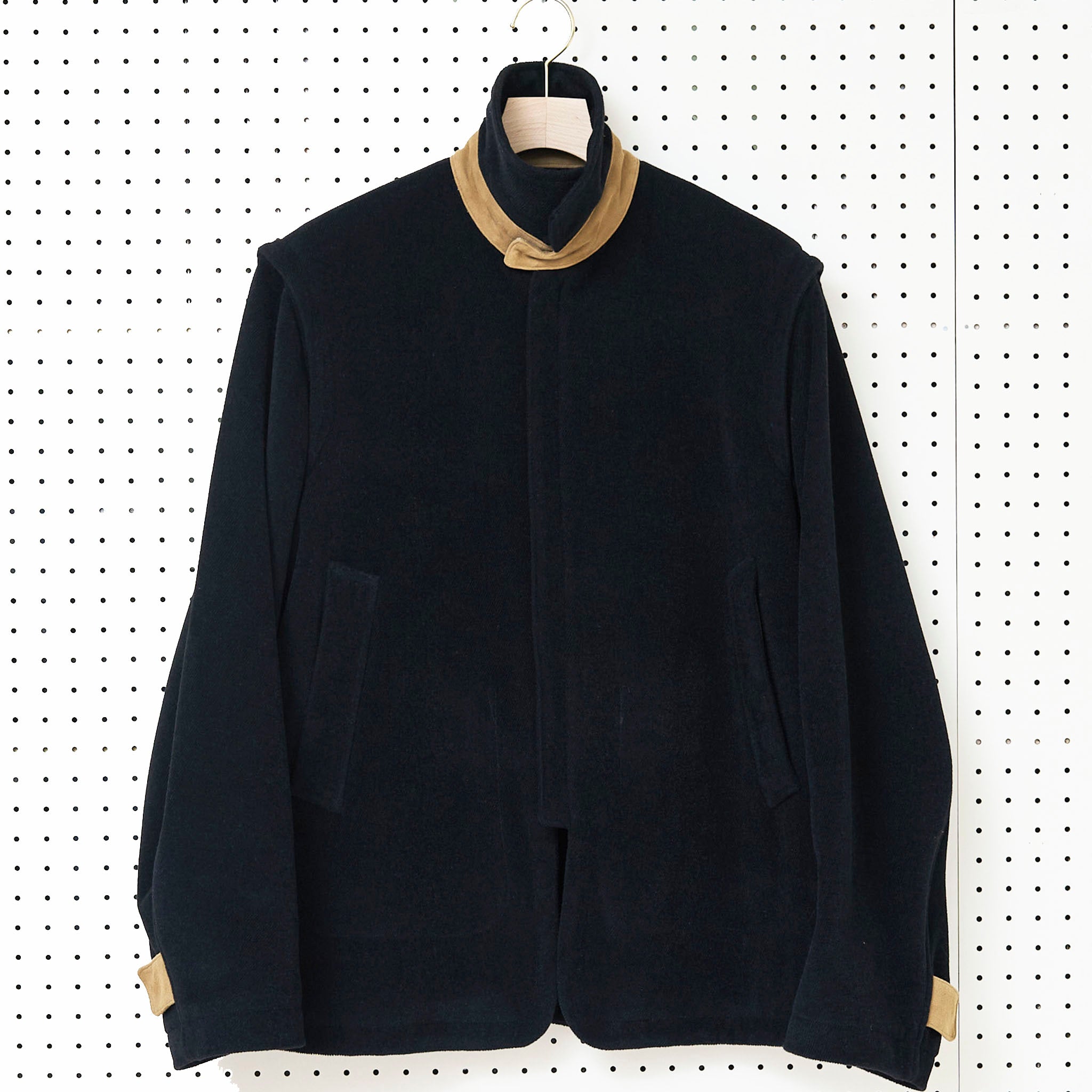 call "MELTON ZIPUP SHORT COAT" ベルベットメルトン ジップジャケット