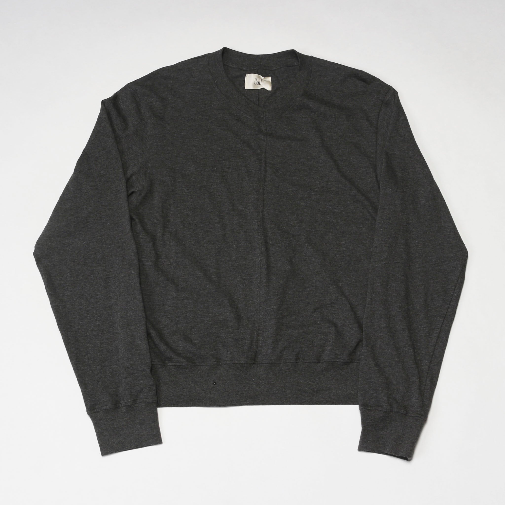 call "V-NECK L/S TEE" ヤクコットン Vネックカットソー