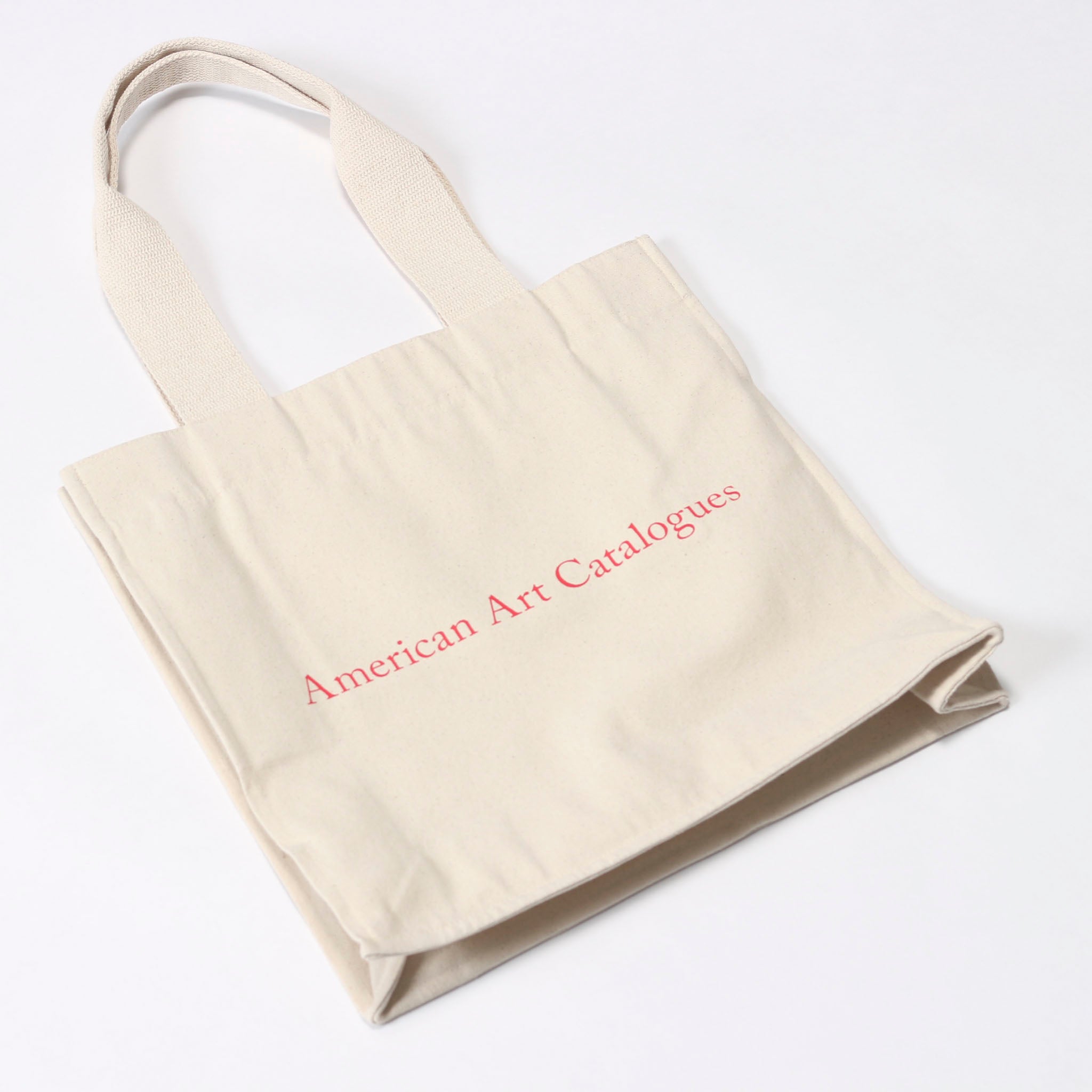 AMERICAN ART CATALOGUES BOOK BAG " オーガニックコットン ブックバッグ