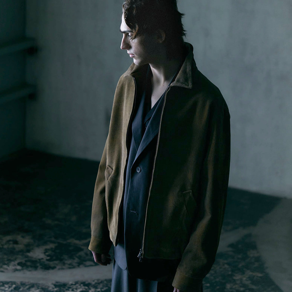 SABY（サバイ）/ BOY SCOUT GOAT LEATHER BLOUSON ボーイスカウト ゴートスウェード ブルゾン