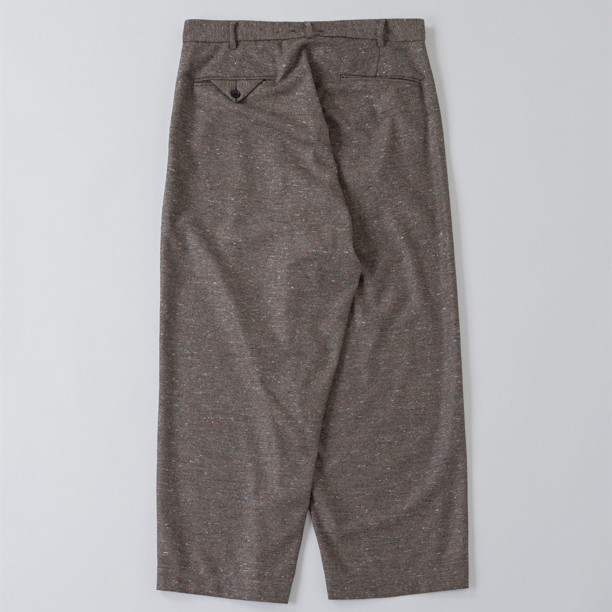 SABY "FATIGUE TROUSER - Italian Color Nep Tweed -" ツイード ファティーグトラウザーパンツ