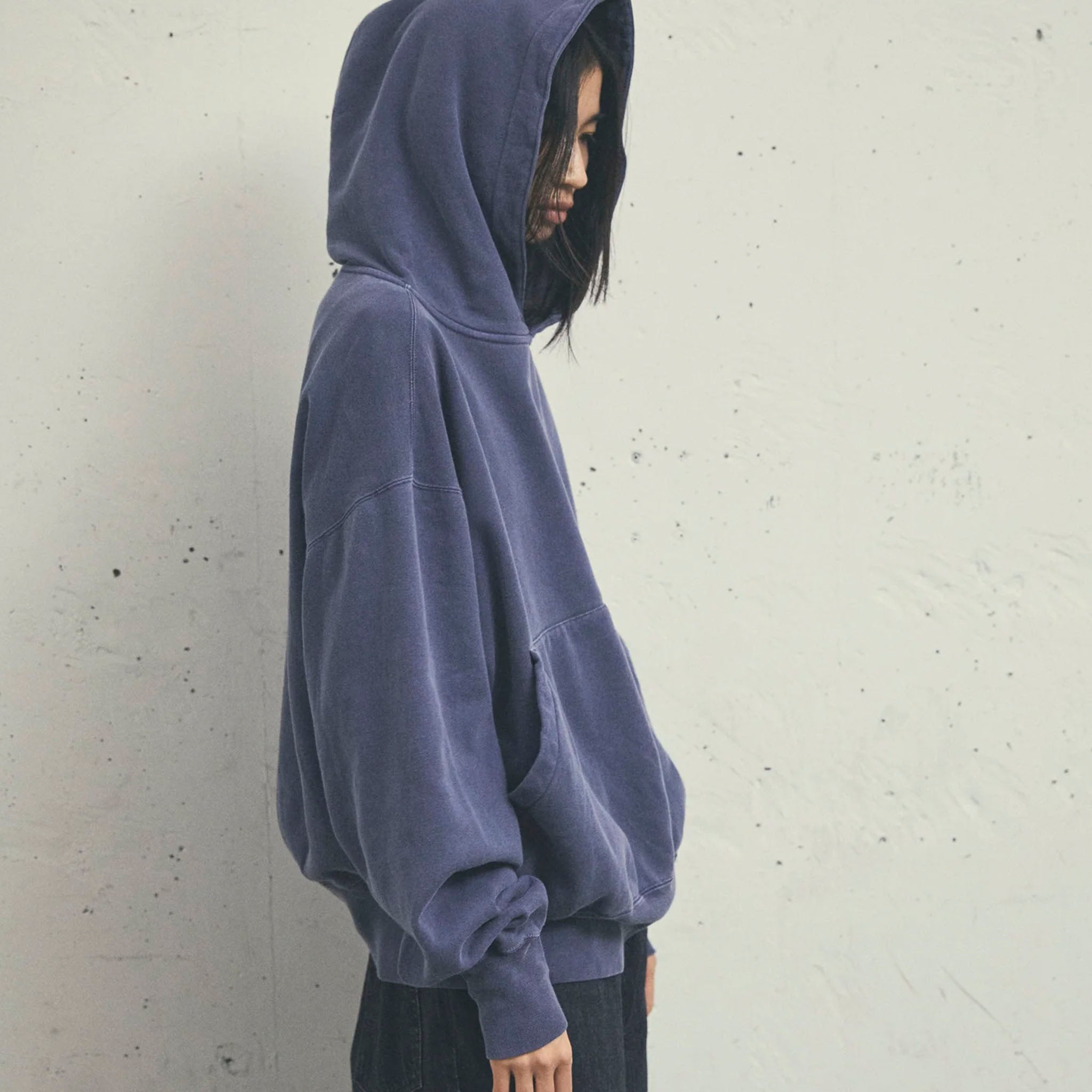 KURO "USED DYED SWEAT PARKA" ヴィンテージフェード パーカー
