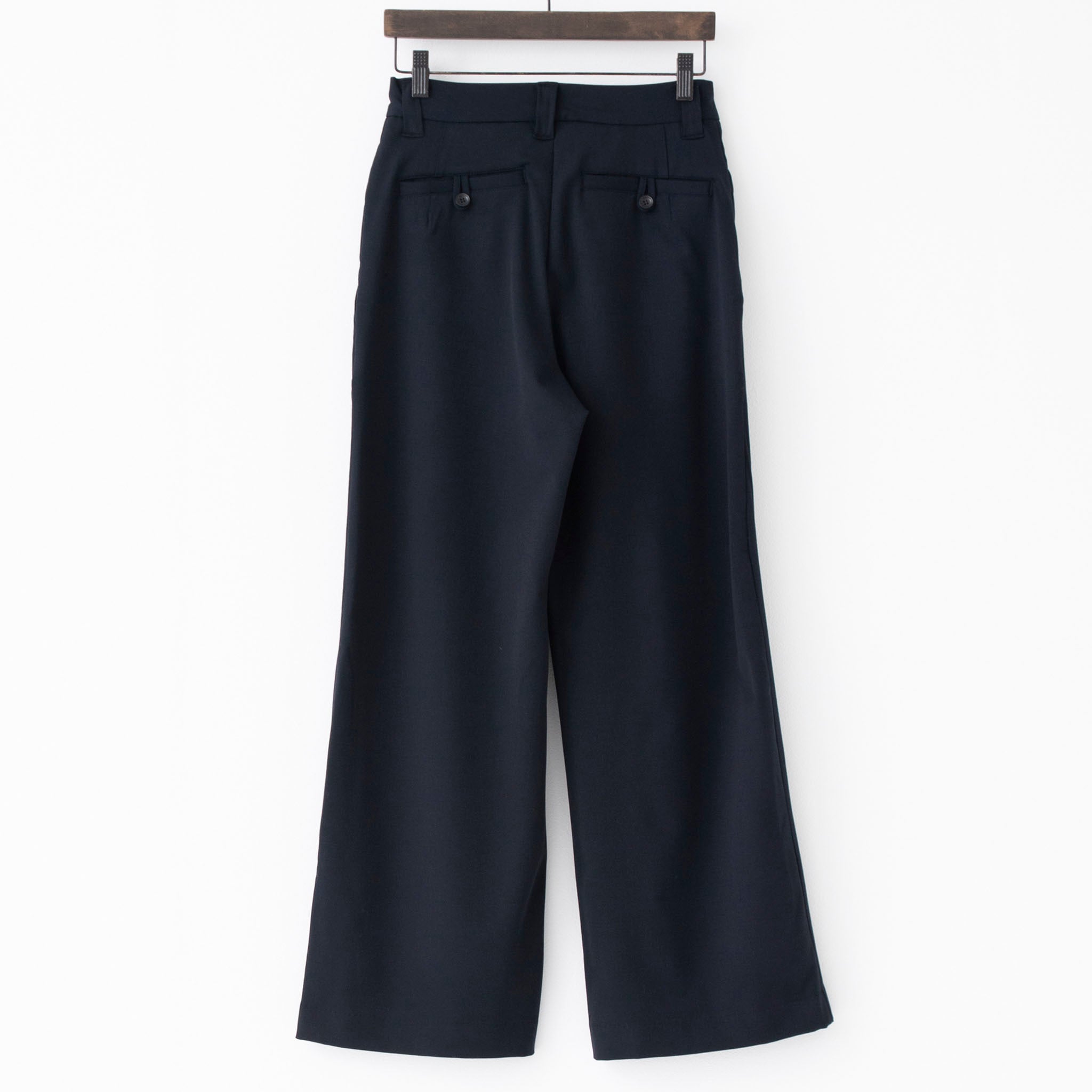 RYU "gabardine wide full-length slacks" ワイド スラックス