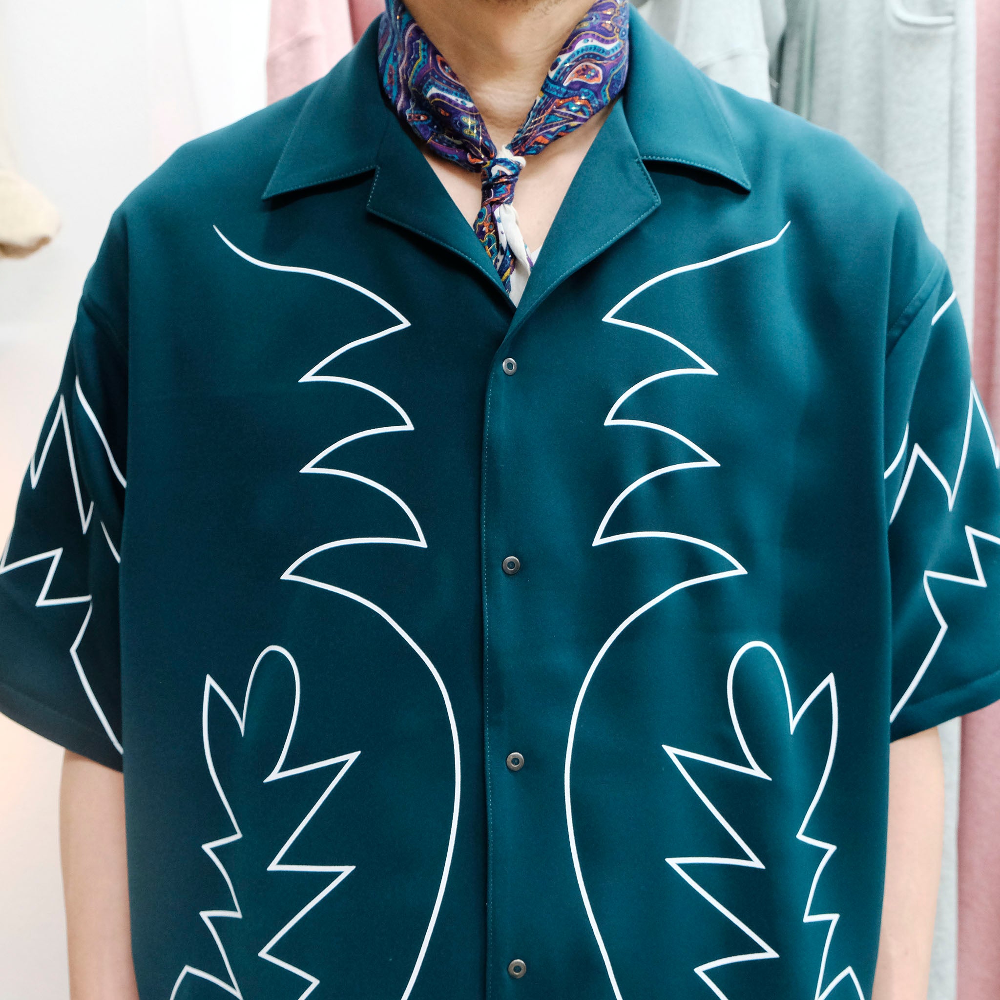 KIMMY "WESTERN FUNCTION SHIRTS" オープンカラーシャツ