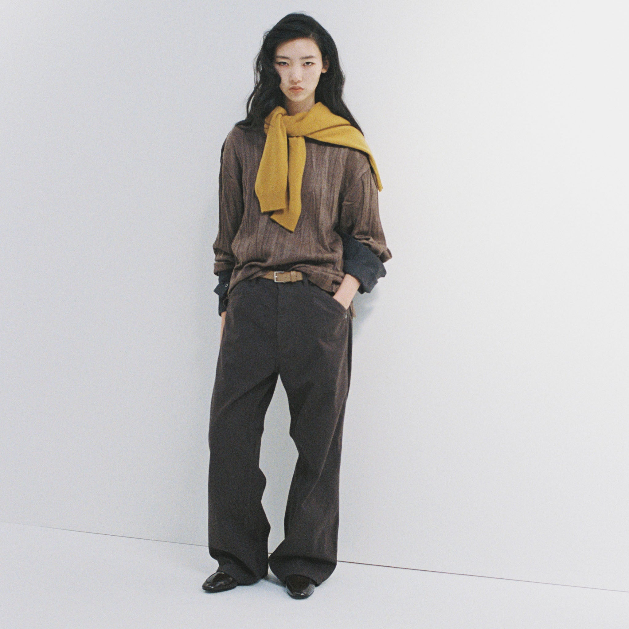 ENCOMING（インカミング）/ KNITTED V NECK JUMPER カシミヤVネックニット