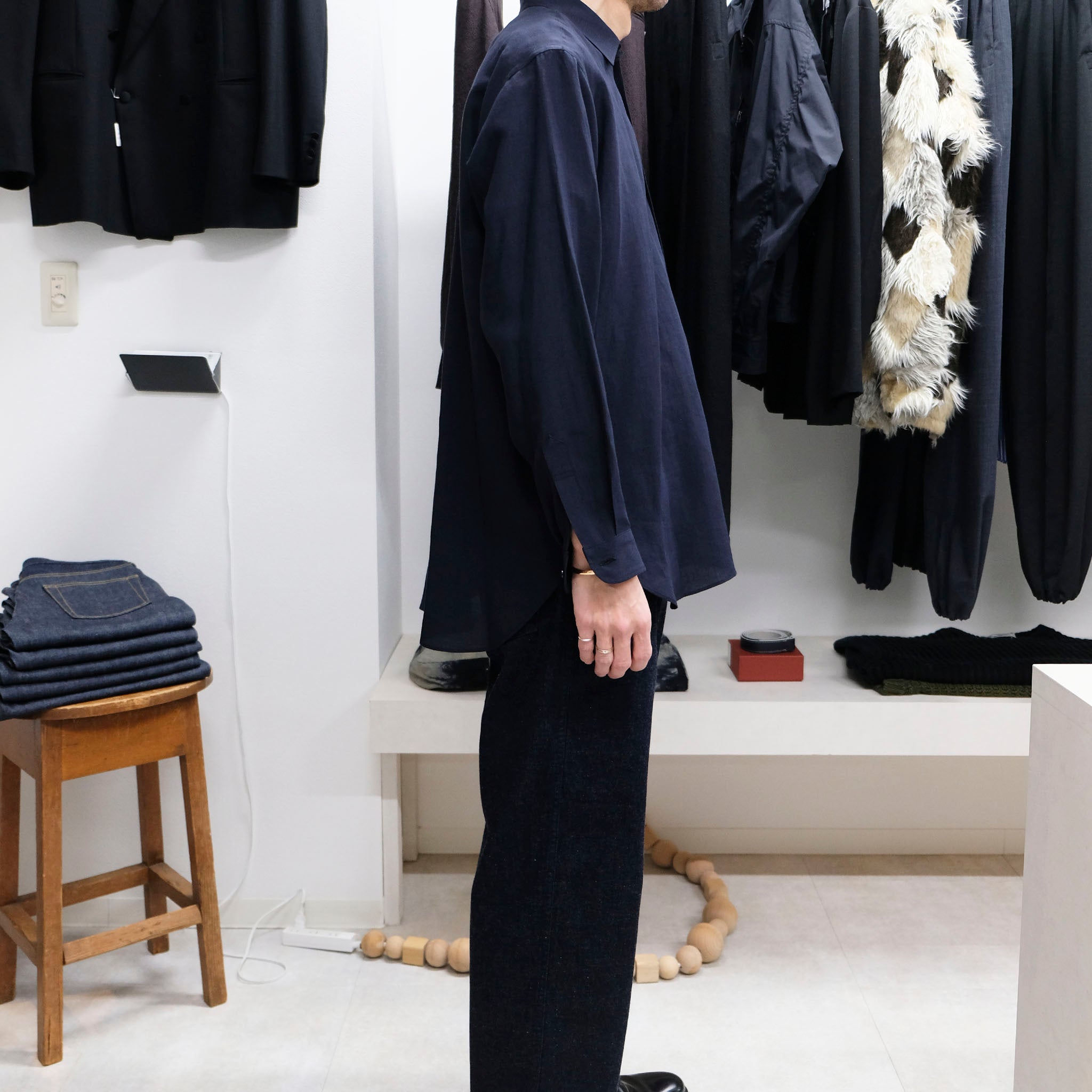 ENCOMING "CLASSIC LONG SLEEVE SHIRT" ロングスリーブシャツ