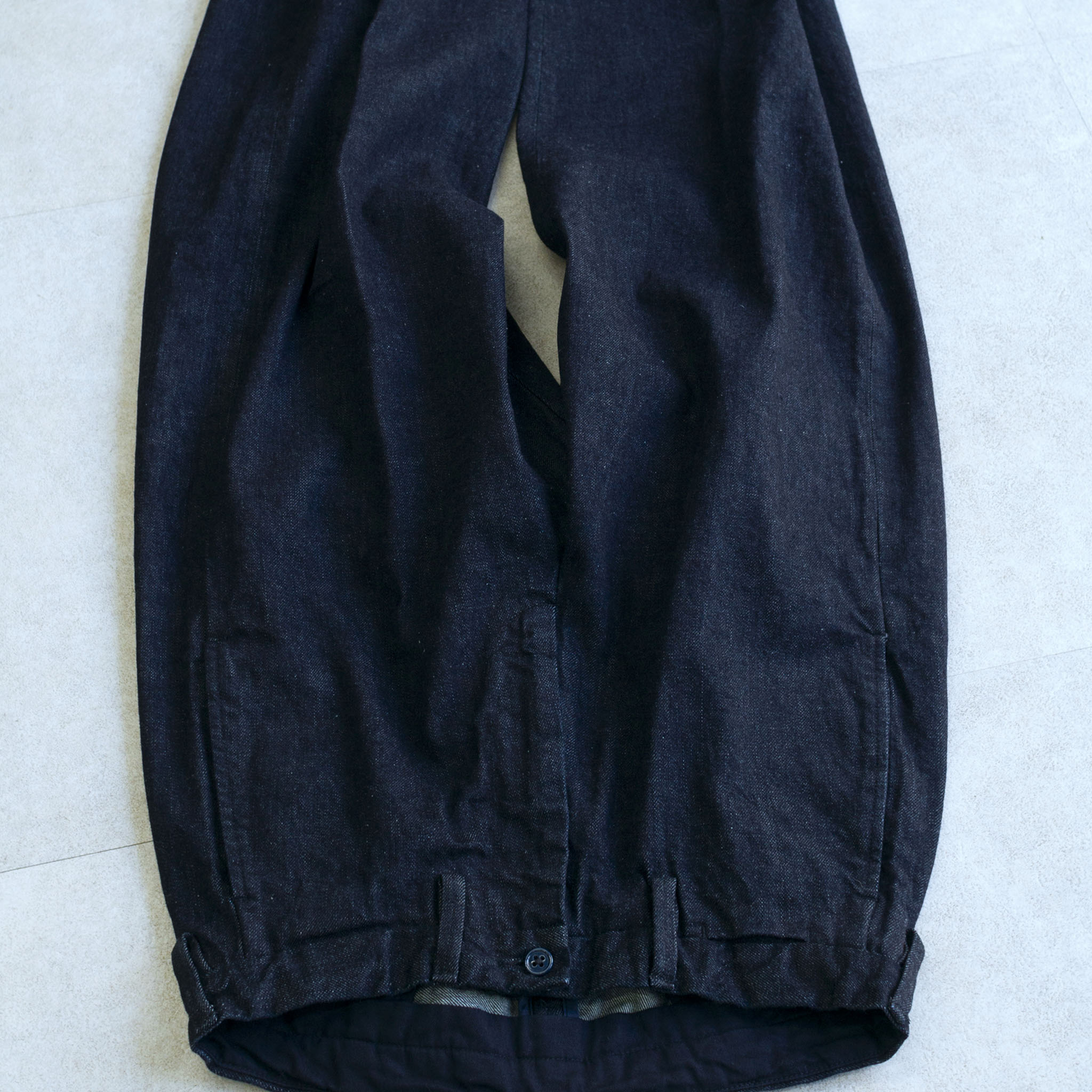 OKOLO (オコロ) / SIMONS JEANS BLUE ジンバブエコットン デニムトラウザーパンツ