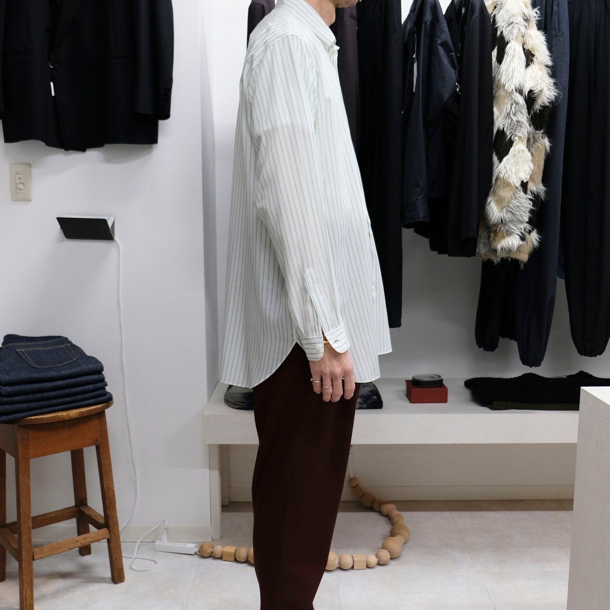 ENCOMING "CLASSIC LONG SLEEVE SHIRT" ロングスリーブシャツ