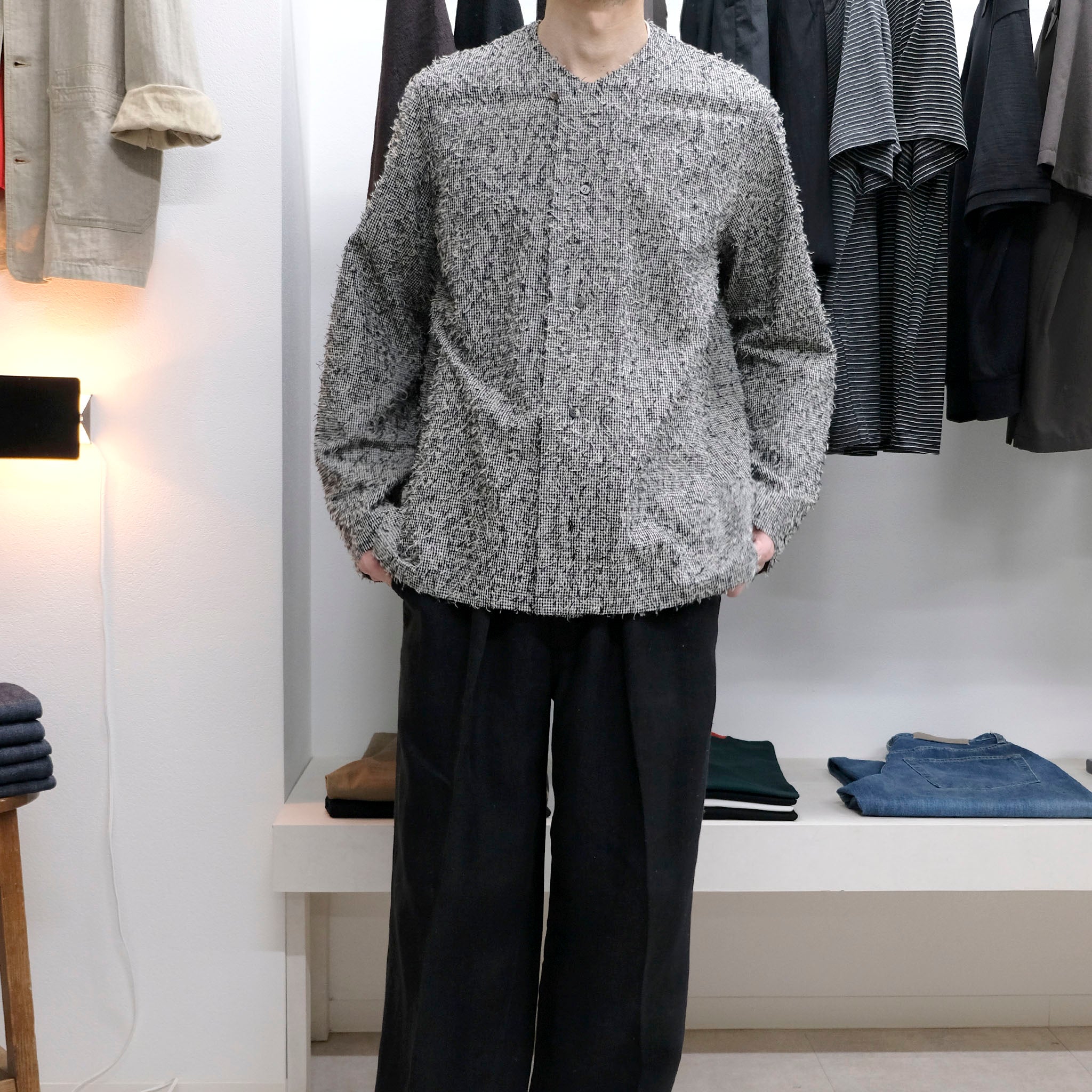SABY (サバイ) / SLEEPING SHIRTS - Cotton Linen FAB × Needle Work -