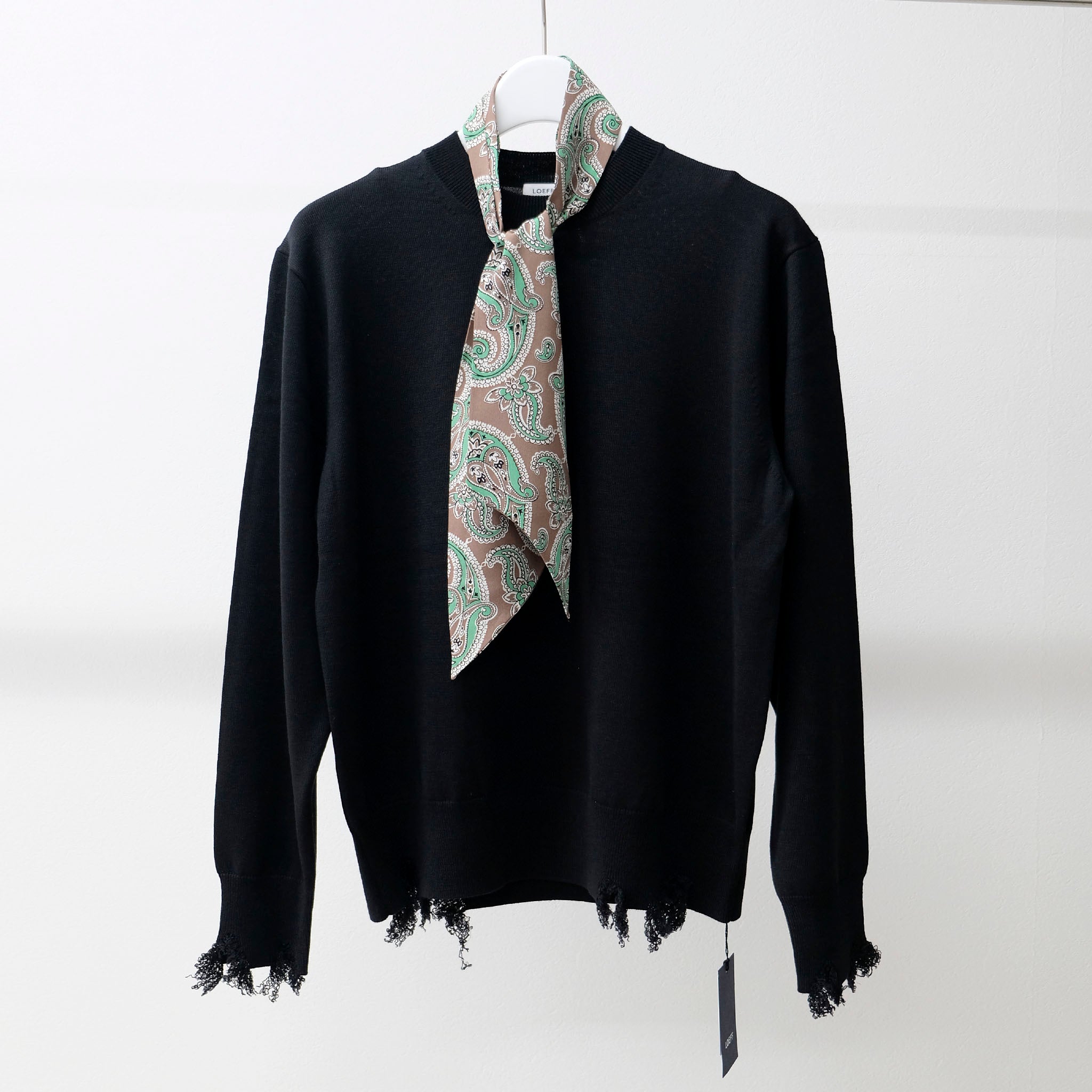 LOEFF（ロエフ）/ LFU SI SCF TIE シルクスカーフタイ