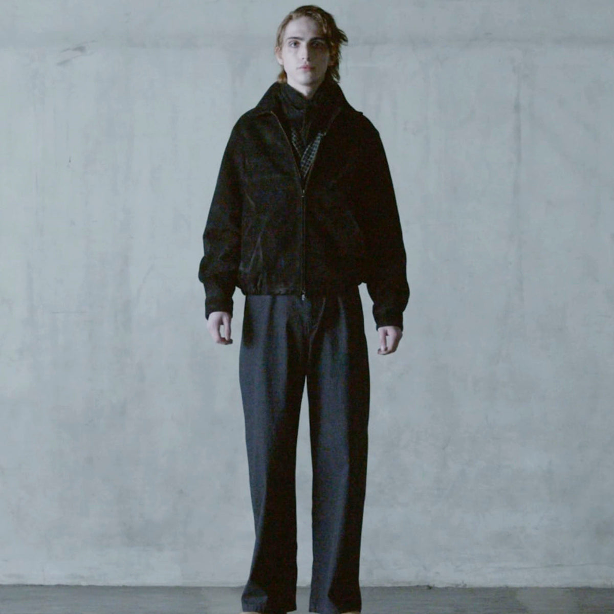 SABY（サバイ）/ BOY SCOUT GOAT LEATHER BLOUSON ボーイスカウト ゴートスウェード ブルゾン