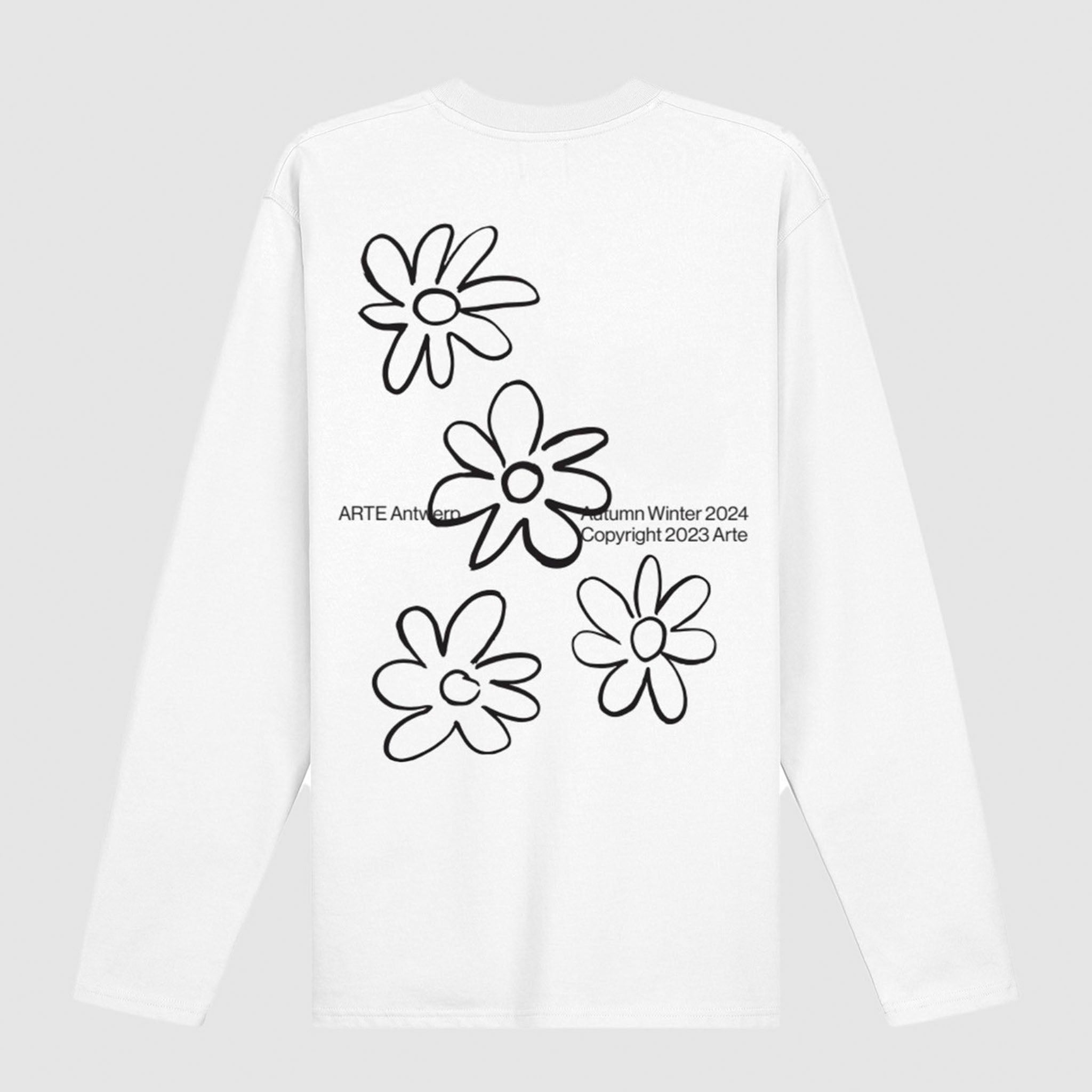 ARTE ANTWERP "Multiple Flowers Longsleeve" フラワープリント カットソー