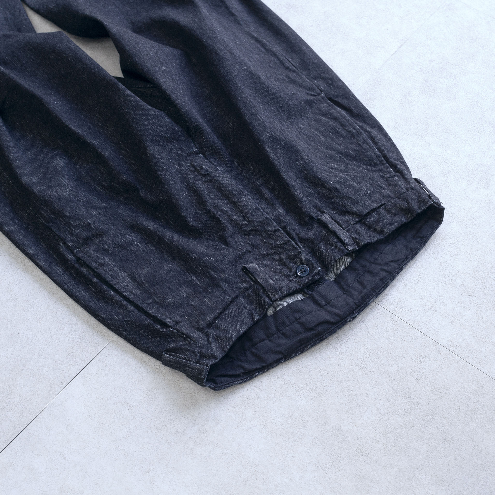 OKOLO (オコロ) / SIMONS JEANS BLUE ジンバブエコットン デニムトラウザーパンツ