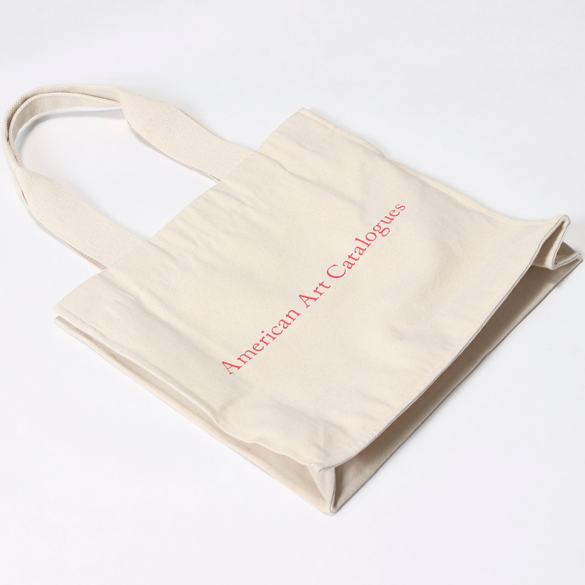 AMERICAN ART CATALOGUES BOOK BAG " オーガニックコットン ブックバッグ