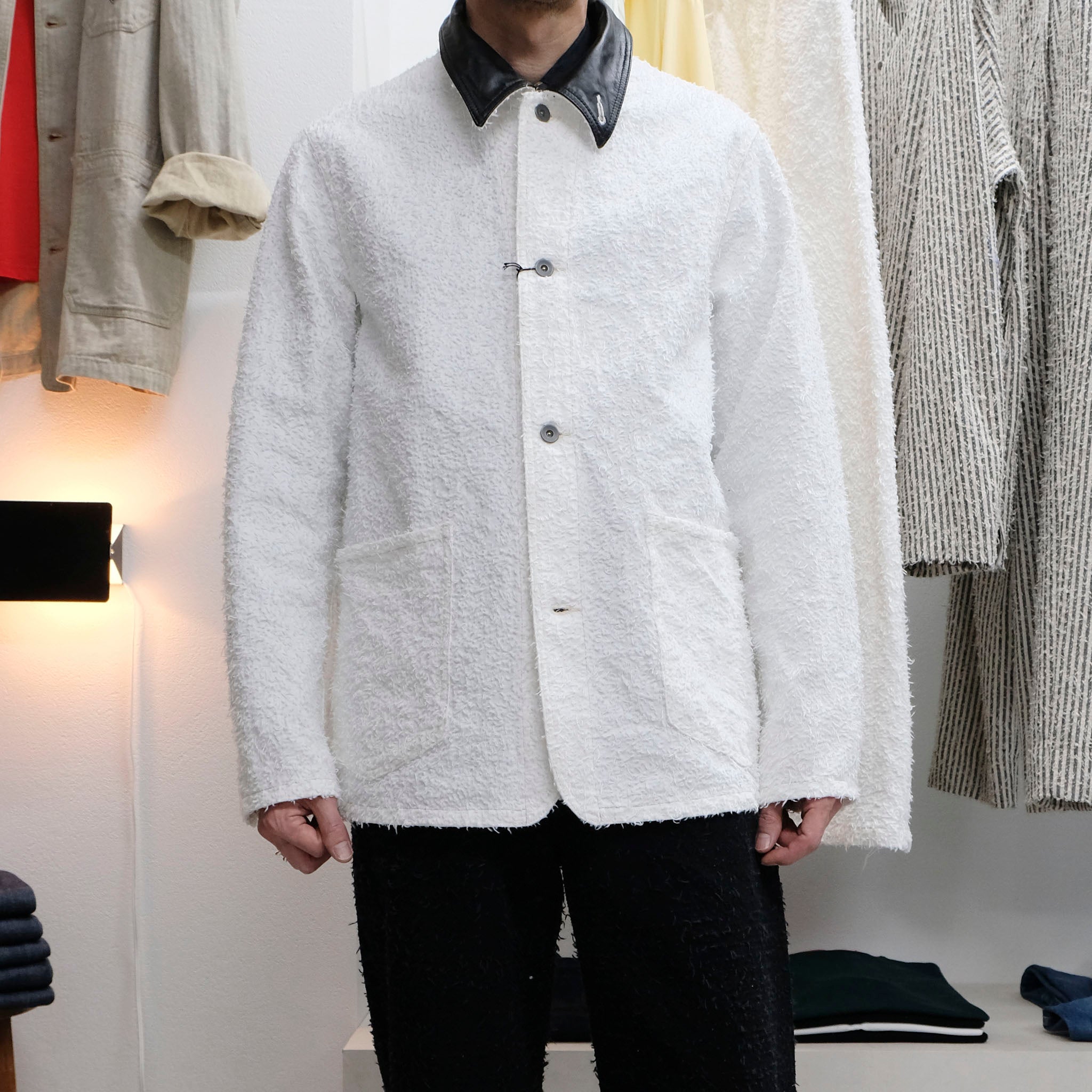 SABY (サバイ) / WORKERS JACKET TYPE TWO POCKET - 12oz Needle Work Denim - ニードルワークカバーオール