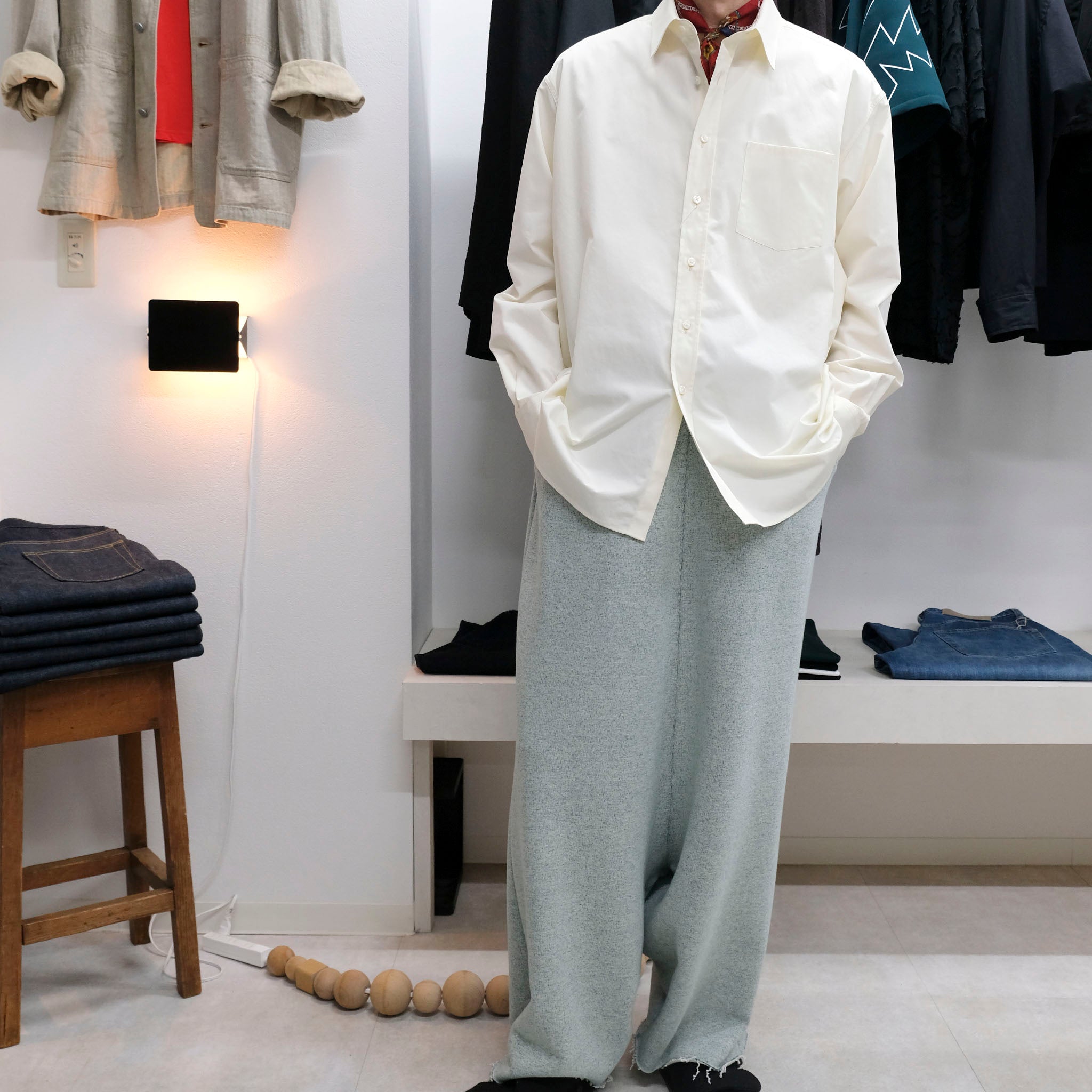 REVERBERATE (リバーバレイト) / REGULAR COLLAR SHIRT レギュラーカラーシャツ