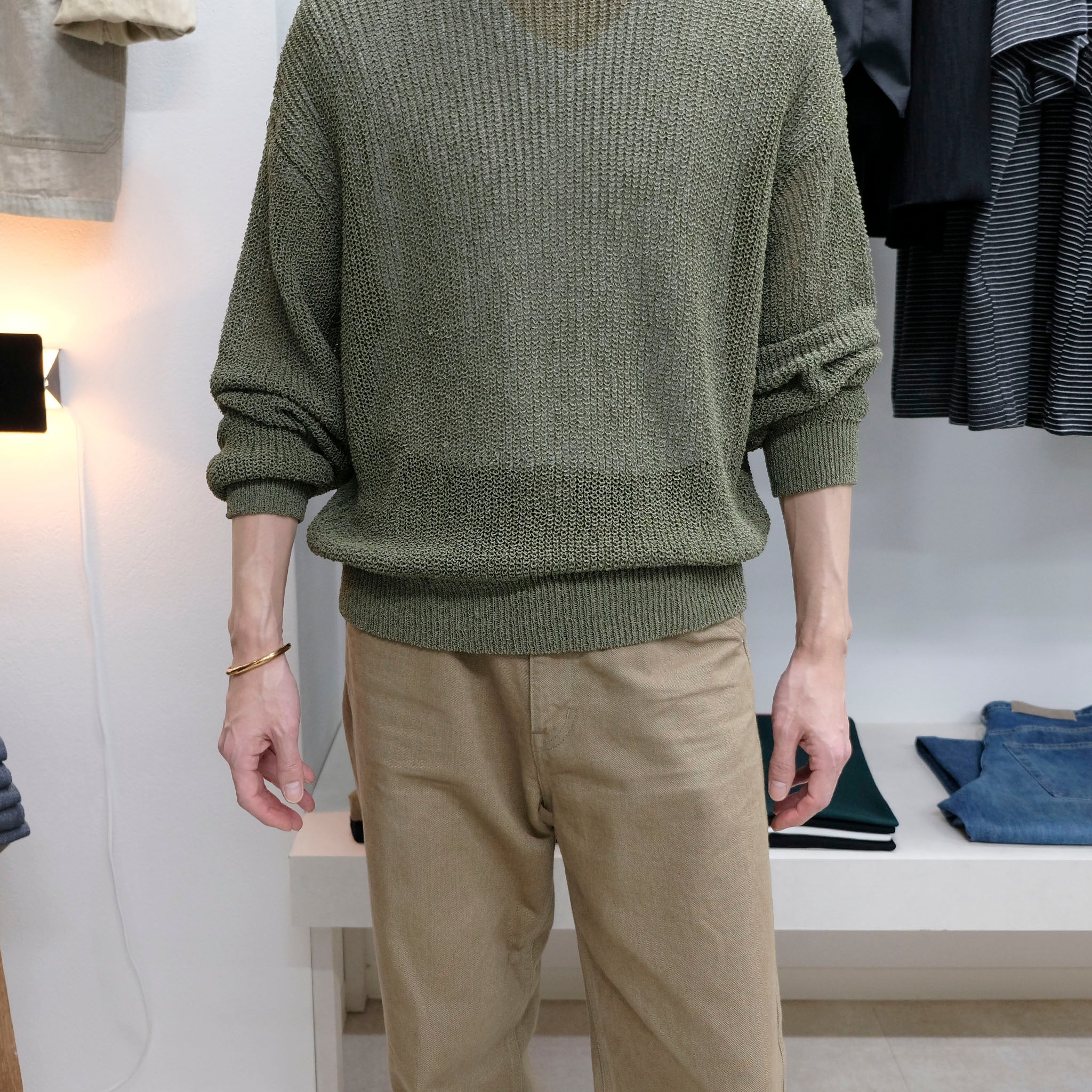 ENCOMING (インカミング) / KNITTED SWEAT JUMPER