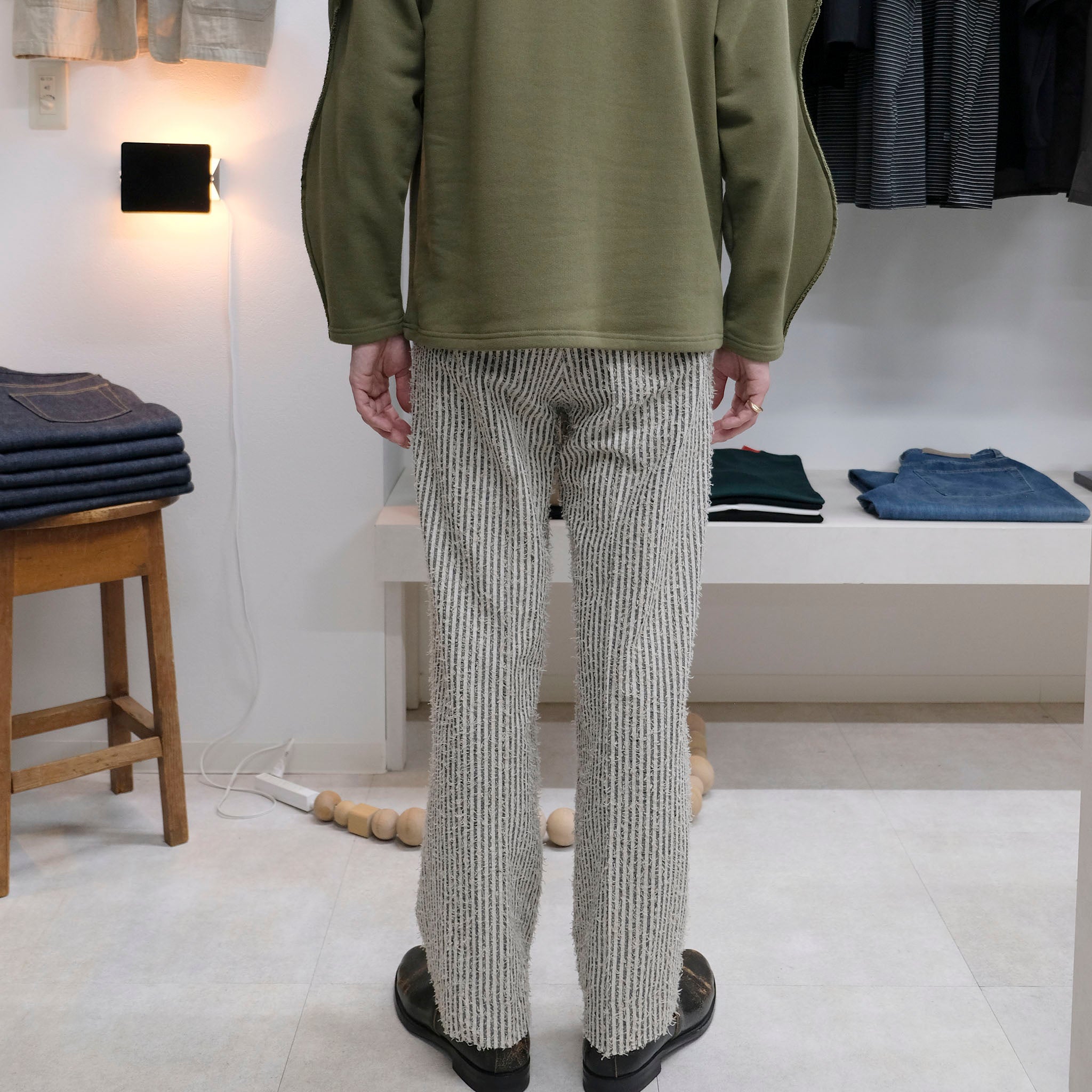 saby パンツ SABY (サバイ) / SLEEPING TROUSER - Cotton Linen FAB × Needle Work -