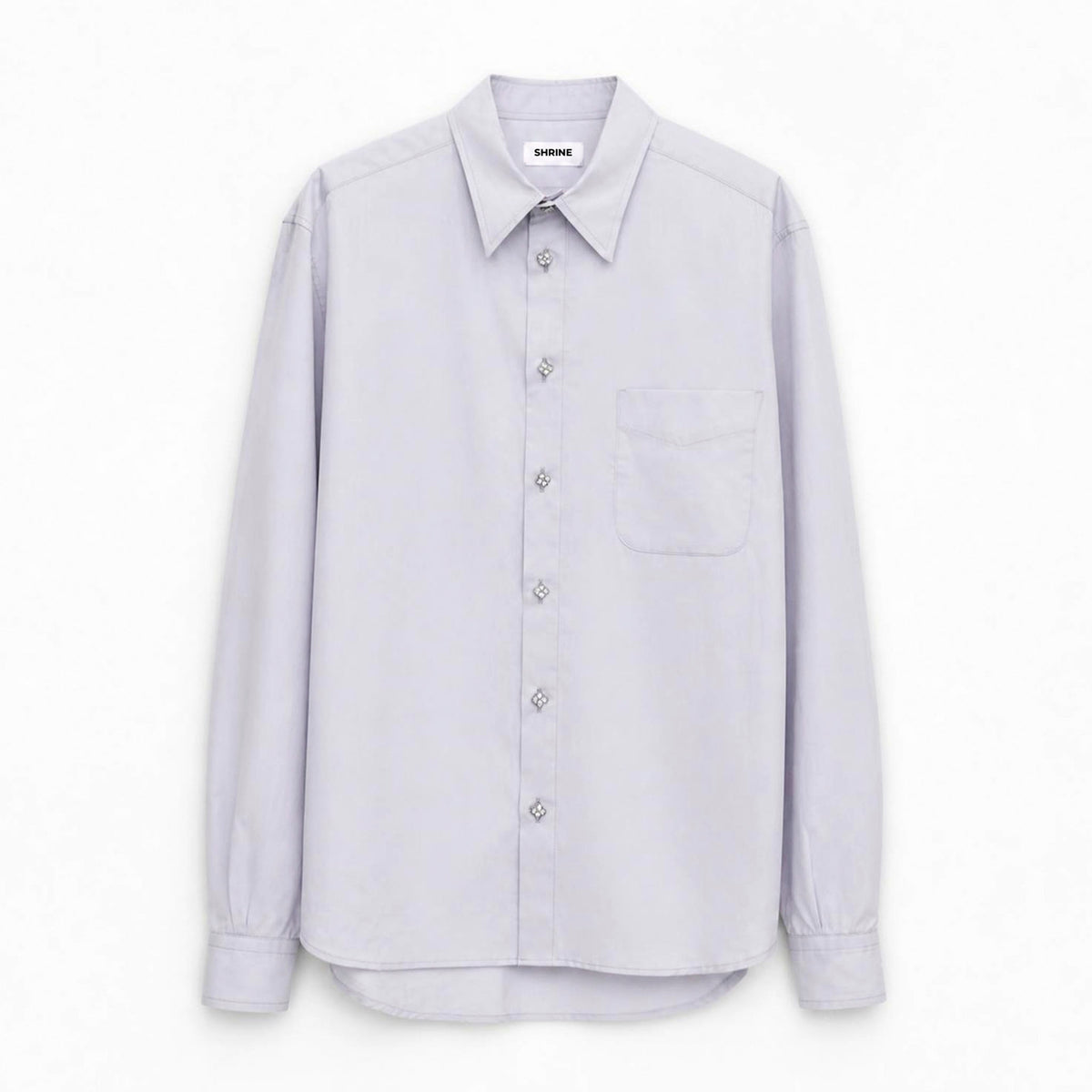 SHRINE（シュライン）/ STONE BUTTON SHIRT ストーンボタンシャツ