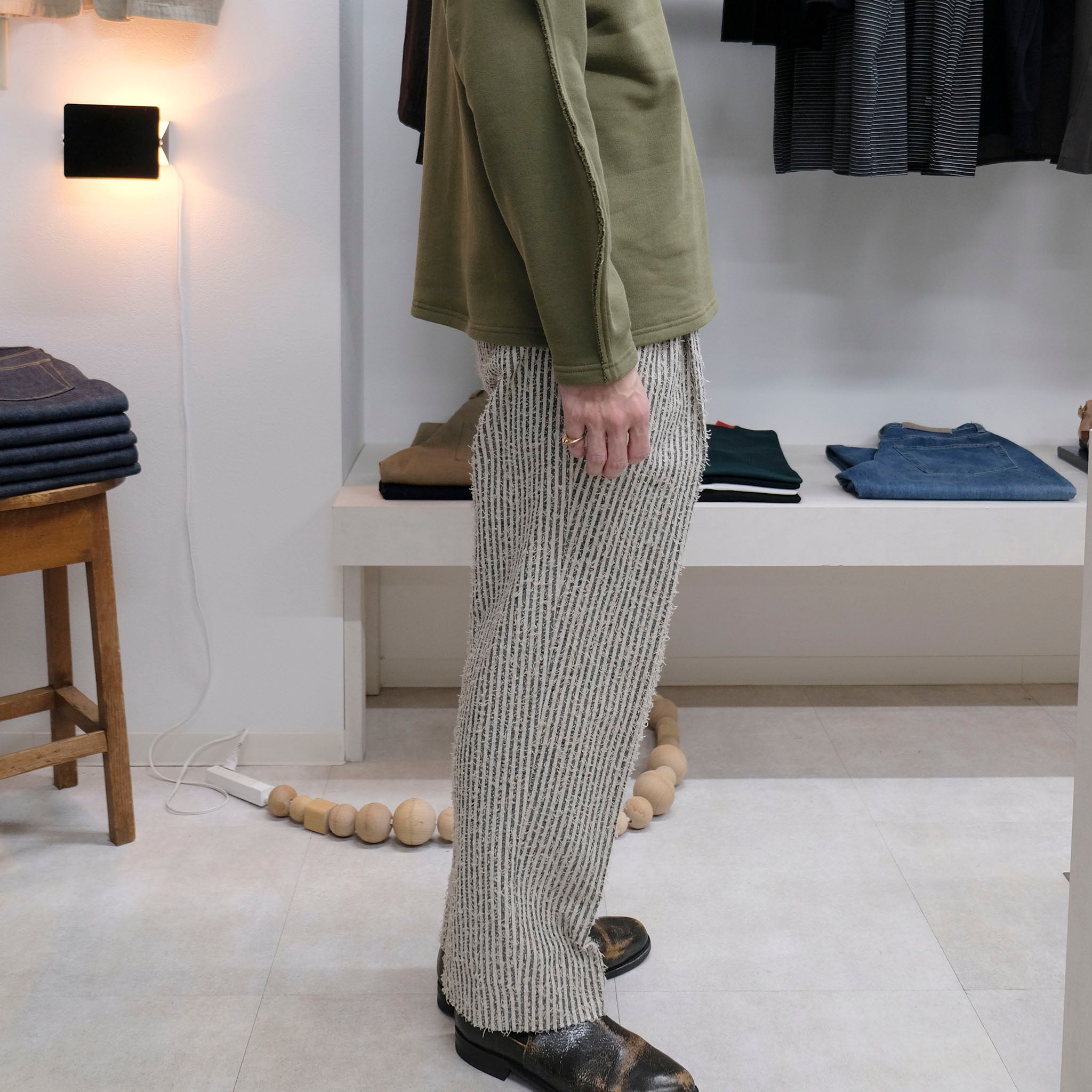 SABY (サバイ) / SLEEPING TROUSER - Cotton Linen FAB × Needle Work -
