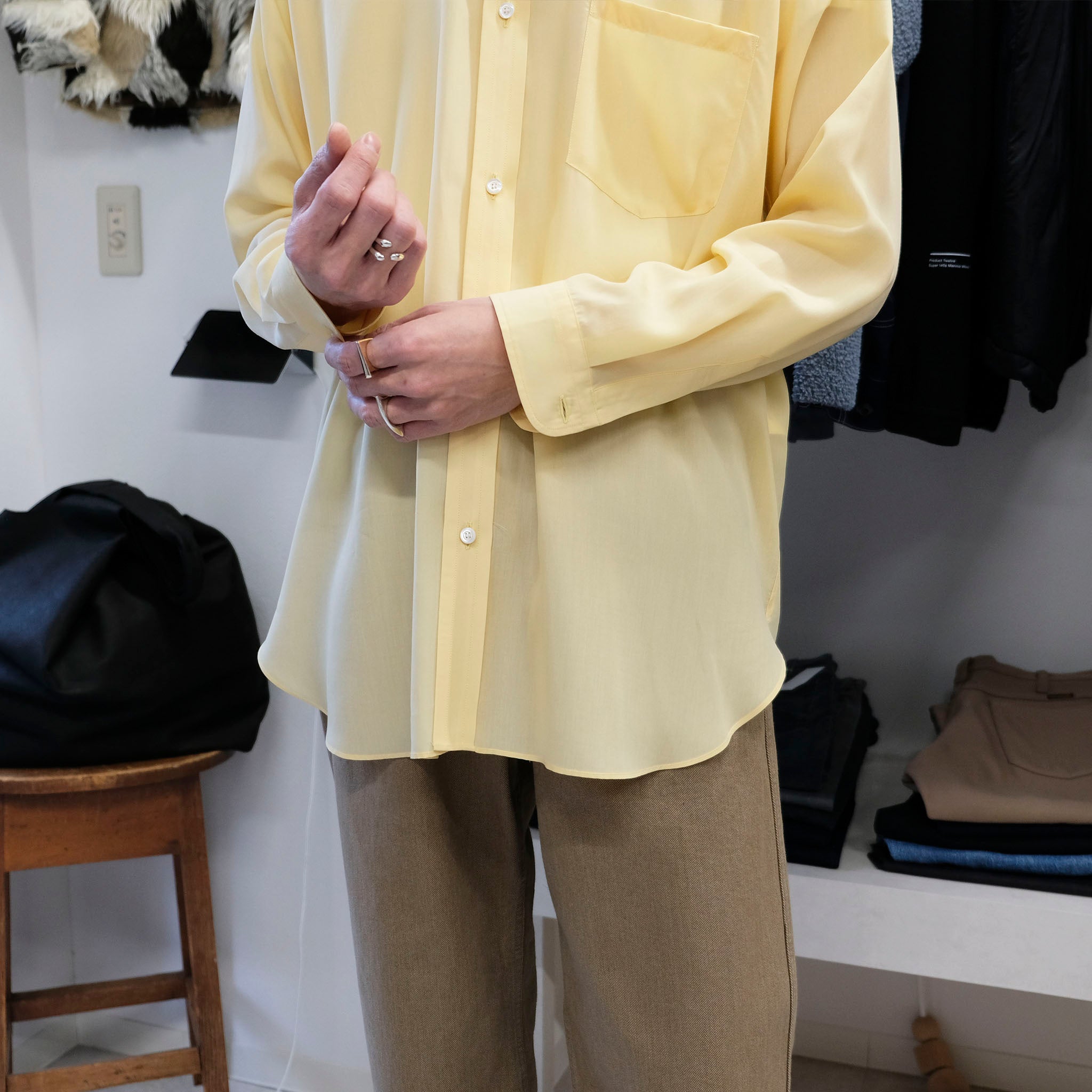ENCOMING "CLASSIC LONG SLEEVE SHIRT" ロングスリーブシャツ